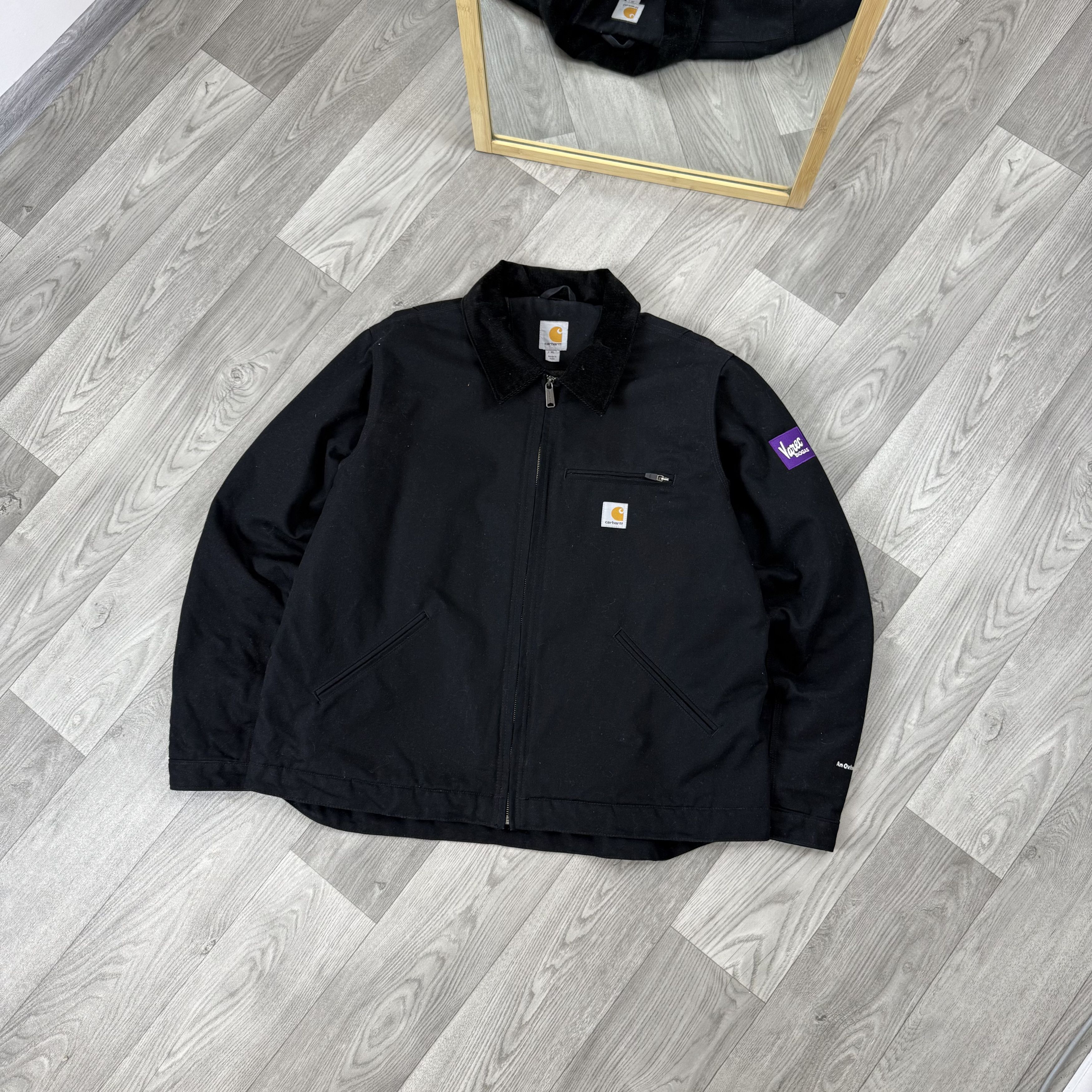 Carhartt Vintage Carhartt 90s Workwear Black Heavy Detroit Jacket Size US XL / EU 56 / 4 - 2 Thumbnail