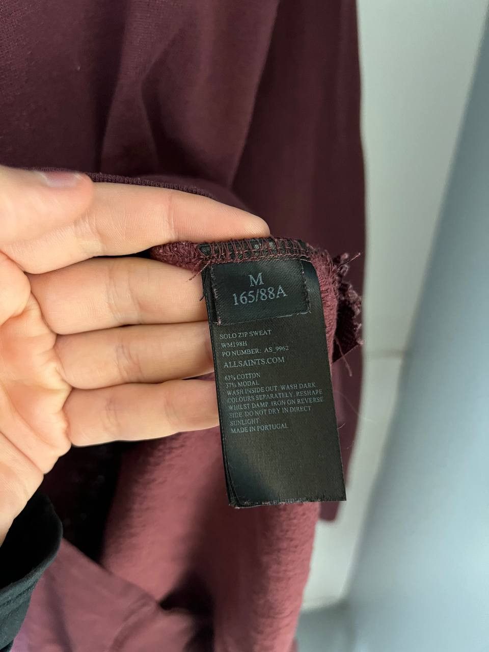 Allsaints VERY RARE ALLSAINTS CASUAL DESIGNER SOLO ZIP SWEATSHIRT Y2K Size US M / EU 48-50 / 2 - 5 Thumbnail