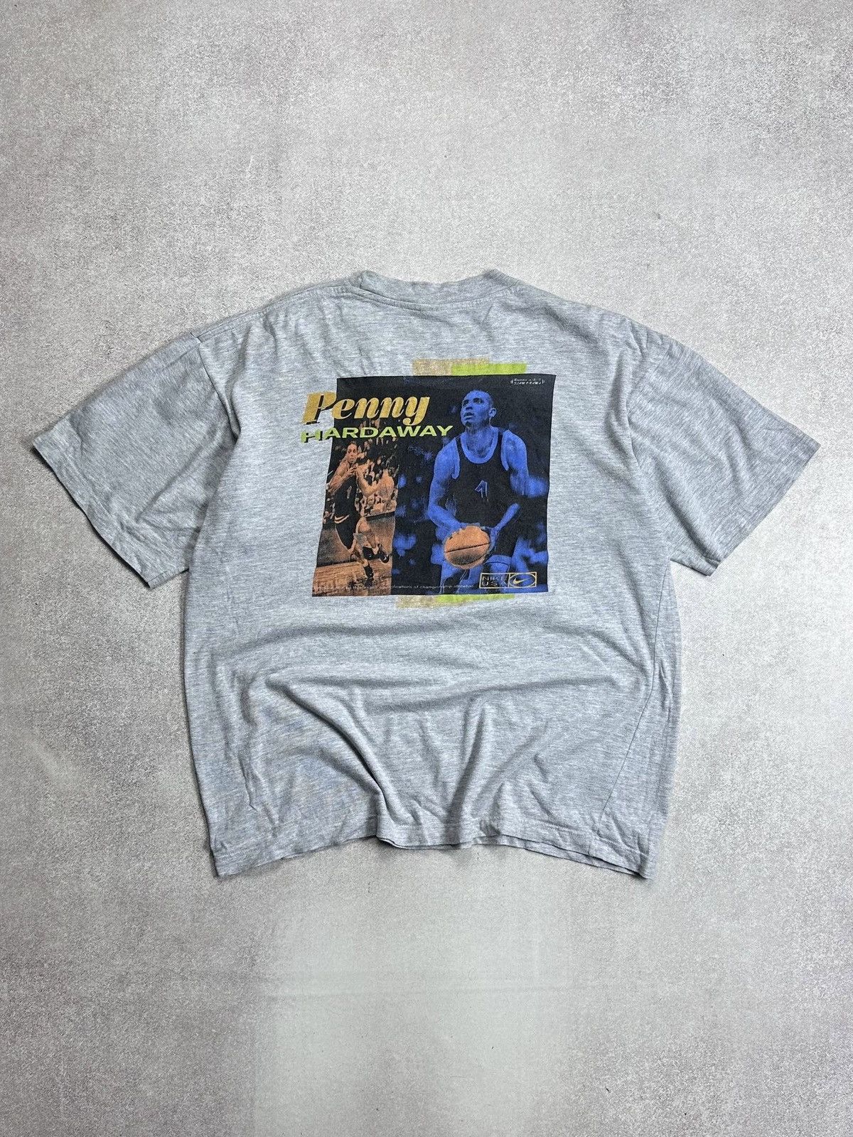 Nike Vintage Nike Penny Hardaway NBA Rare Print T-shirt Size US L / EU 52-54 / 3 - 1 Thumbnail