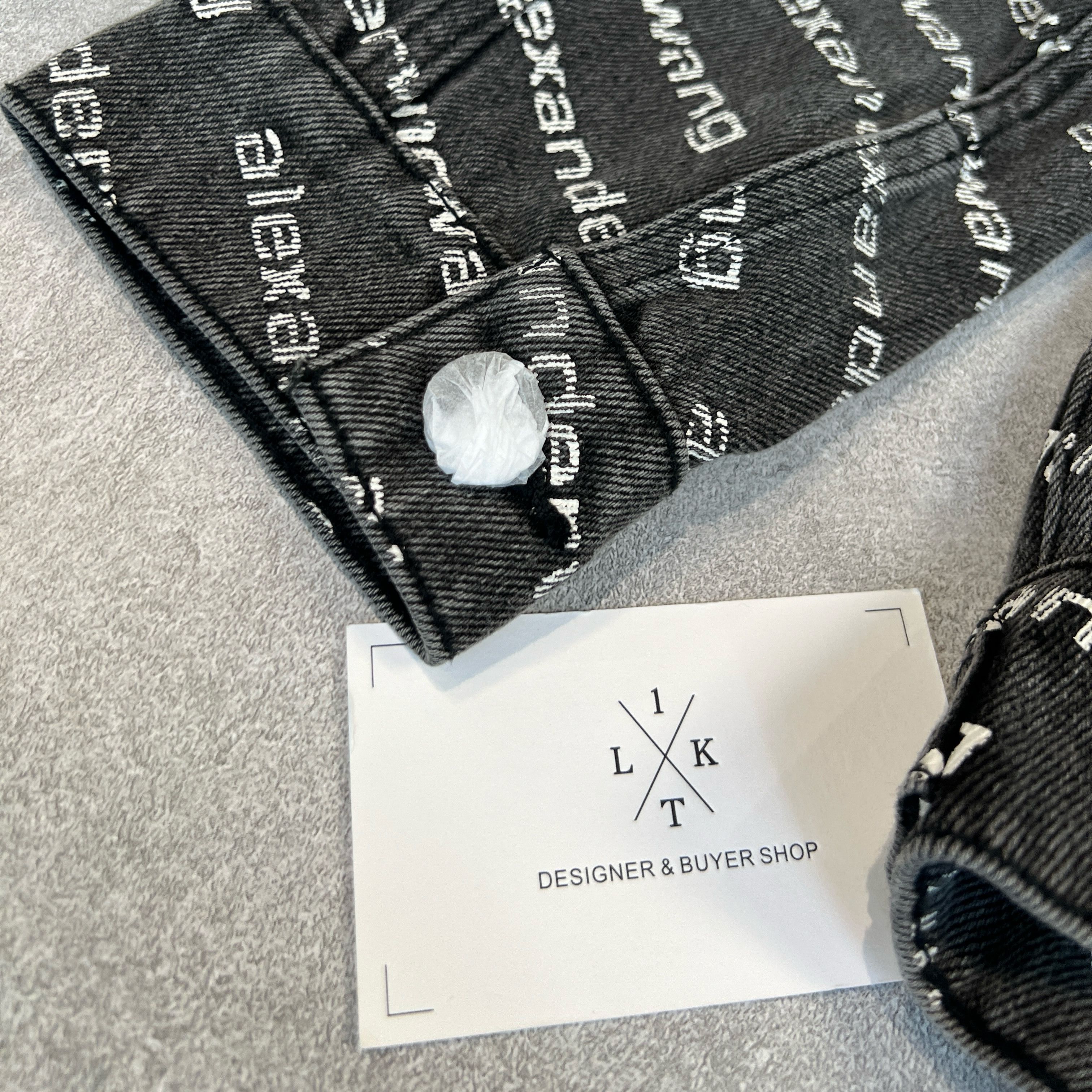 Alexander Wang Alexander King denim jacket （ covered in logos) Size US S / EU 44-46 / 1 - 17 Thumbnail