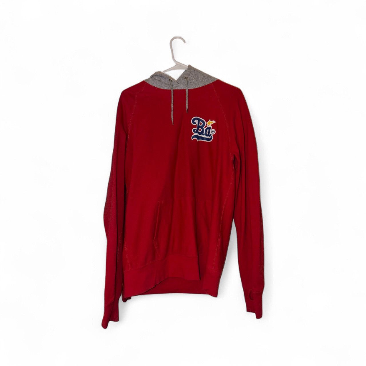 Bape Red and Grey Bape Hoodie Size US L / EU 52-54 / 3 - 2 Thumbnail