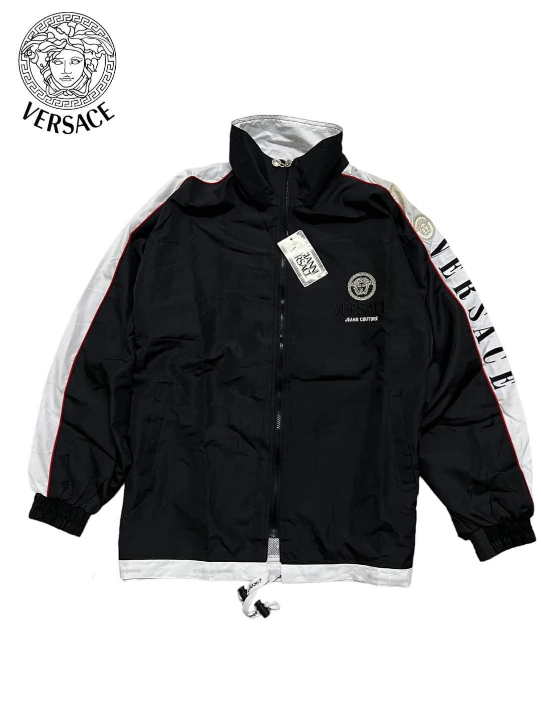 Versace × Versace Jeans Couture VERSACE MEDUSA BIG LOGO WINDBREAKER JACKET Size US L / EU 52-54 / 3 - 1 Thumbnail