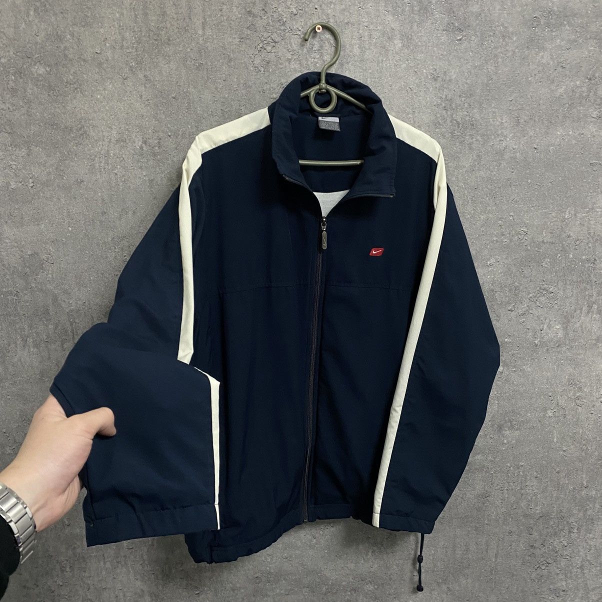Nike Vintage Nike Track Jacket 00s Swoosh Y2K Striped Size US M / EU 48-50 / 2 - 2 Thumbnail