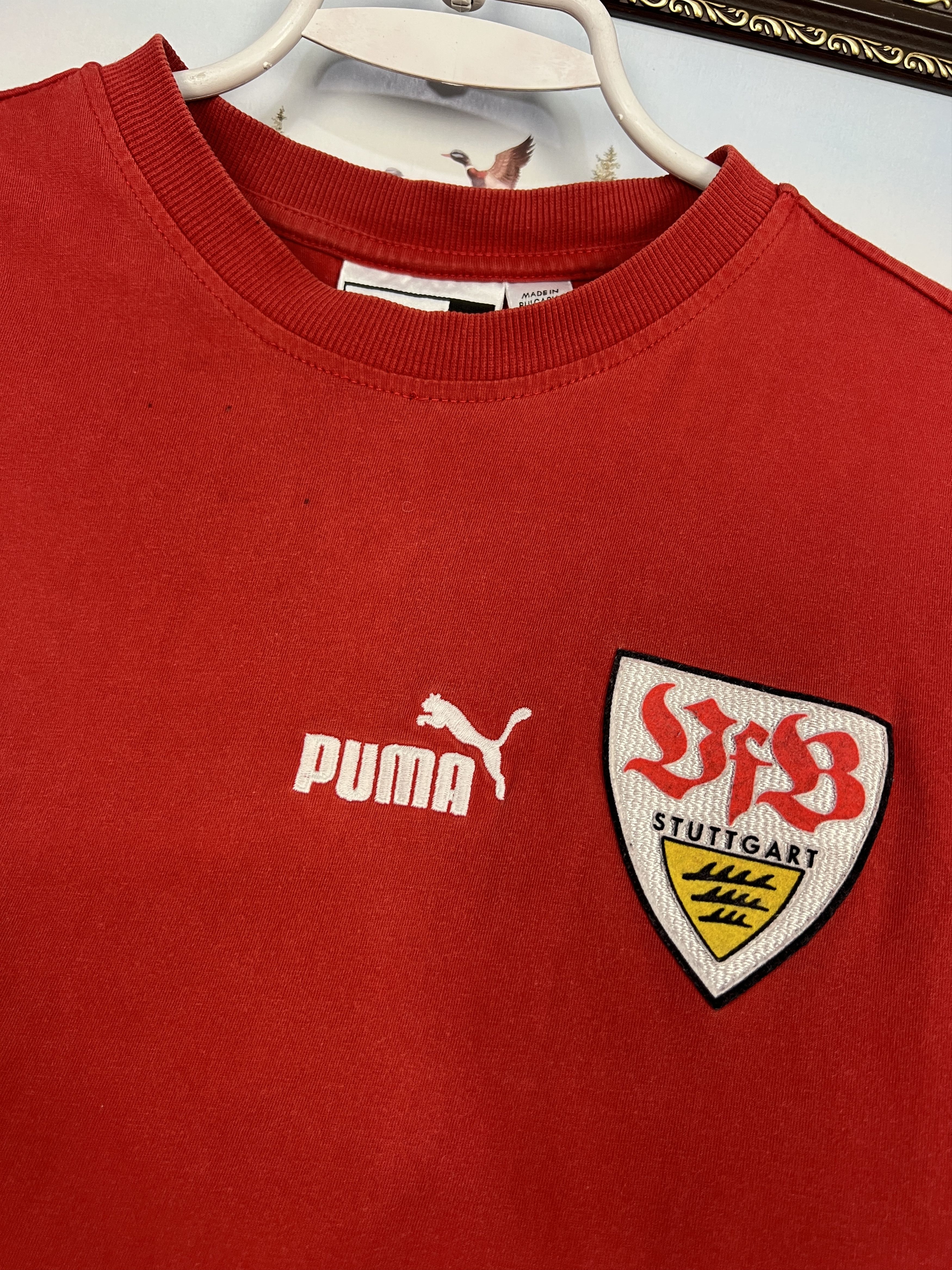Puma Vintage Puma VfB Stuttgart Football Shirt Red Train Size US M / EU 48-50 / 2 - 3 Thumbnail