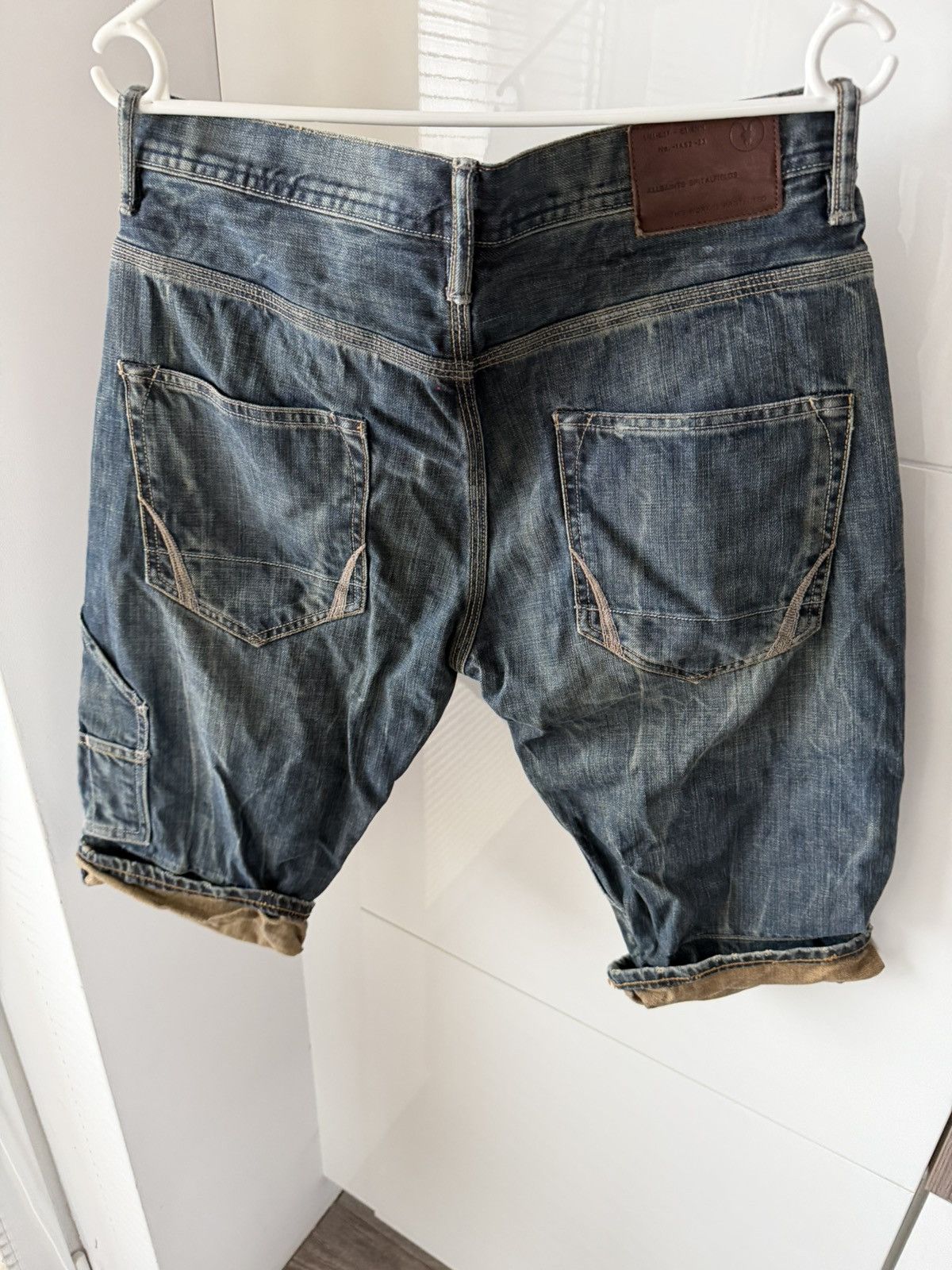 Allsaints Allsaints Spitalfields Japan Denim Opium Swag Y2K Shorts Size US 31 - 5 Thumbnail