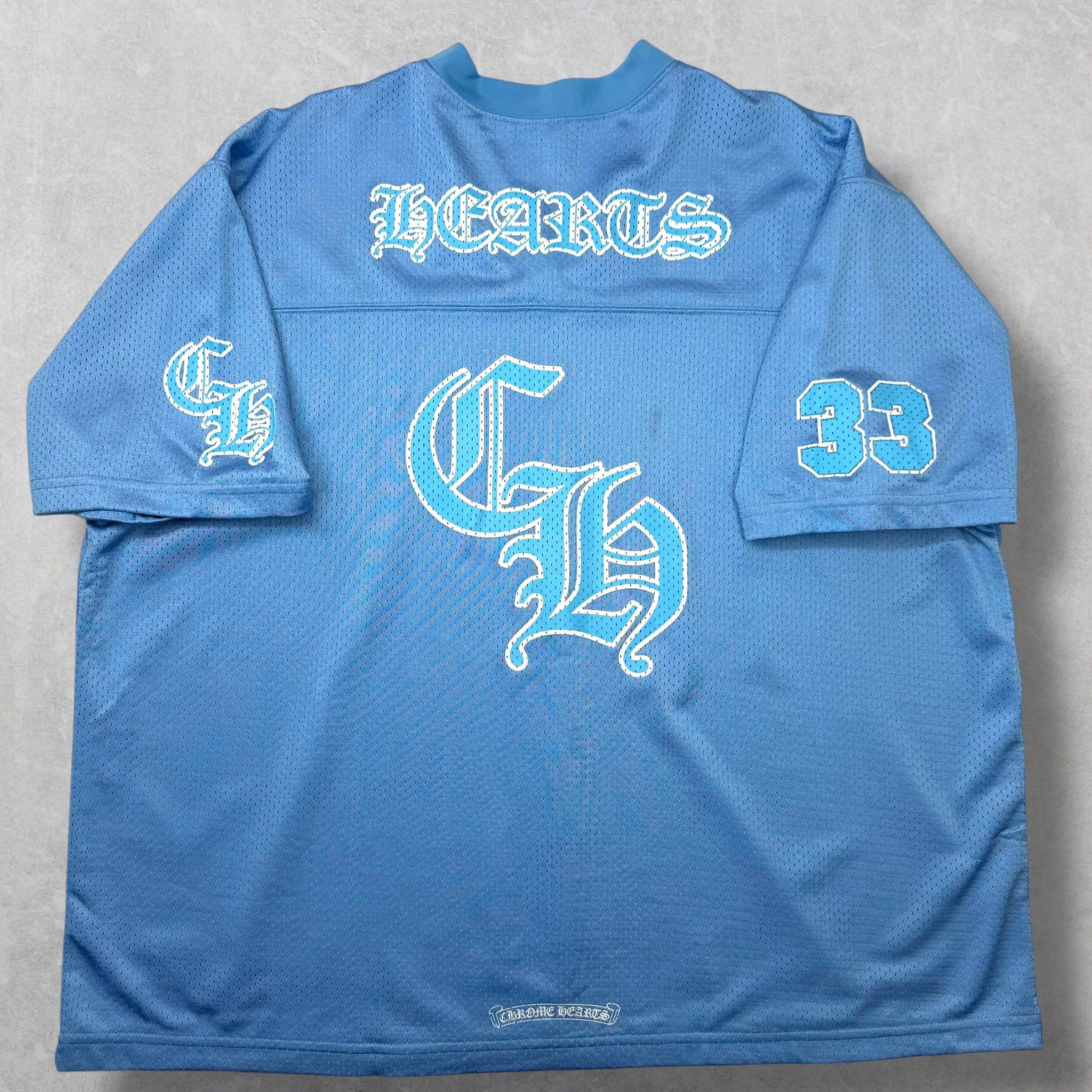 Chrome Hearts Chrome Hearts Stadium Mesh Blue Jersey XXL Size US XXL / EU 58 / 5 - 1 Thumbnail