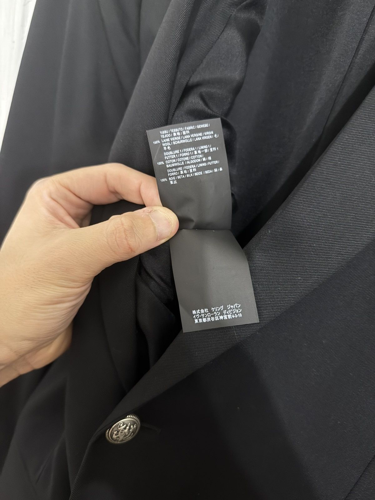 Saint Laurent Paris F/W16 Palladium Miltary Blazer *Rare* Size 54R - 6 Thumbnail