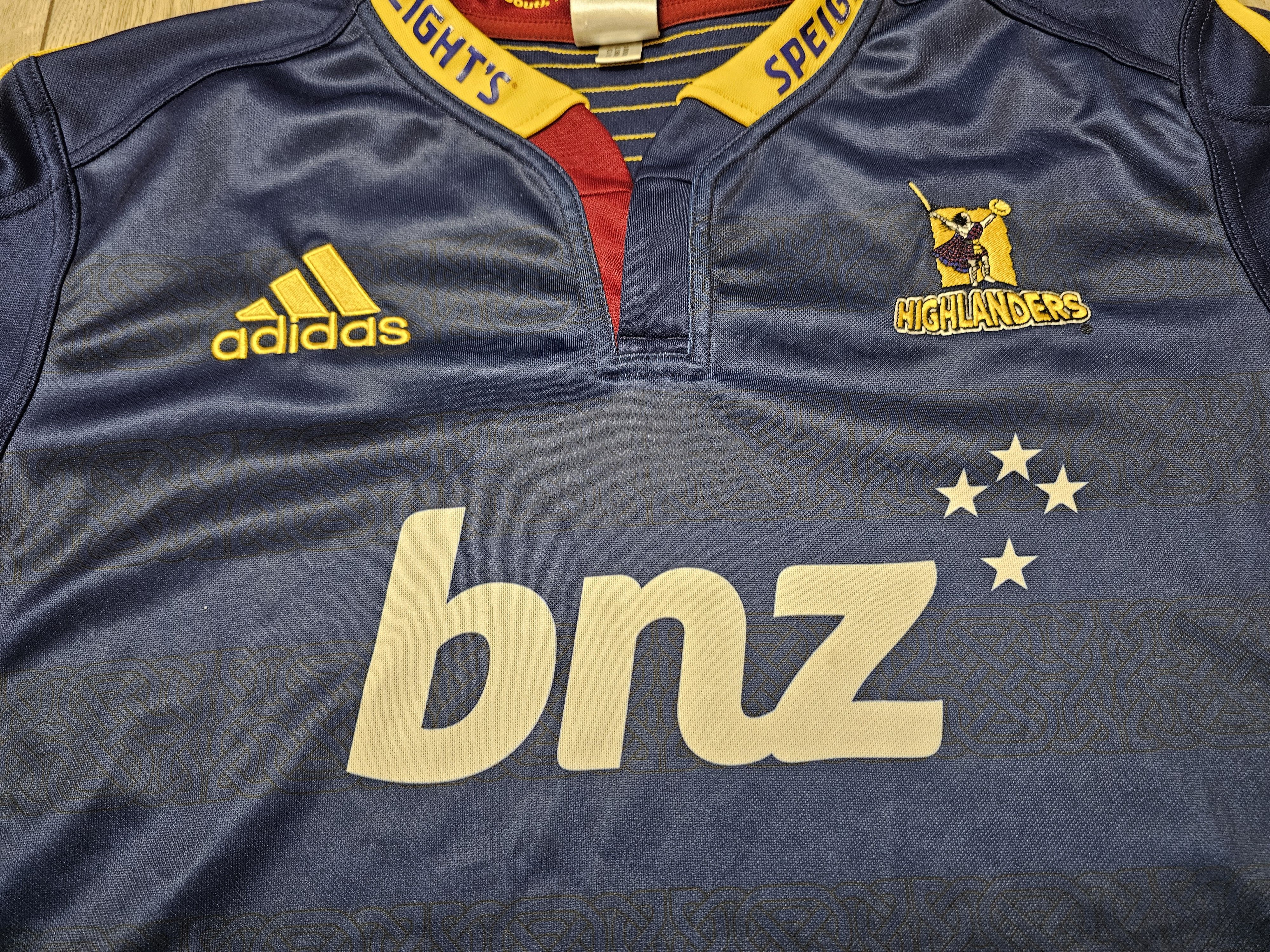 Adidas HIGHLANDERS RUGBY JERSEY 2013 NEW ZEALAND RUGBY JERSEY SHIRT Size US XL / EU 56 / 4 - 3 Thumbnail