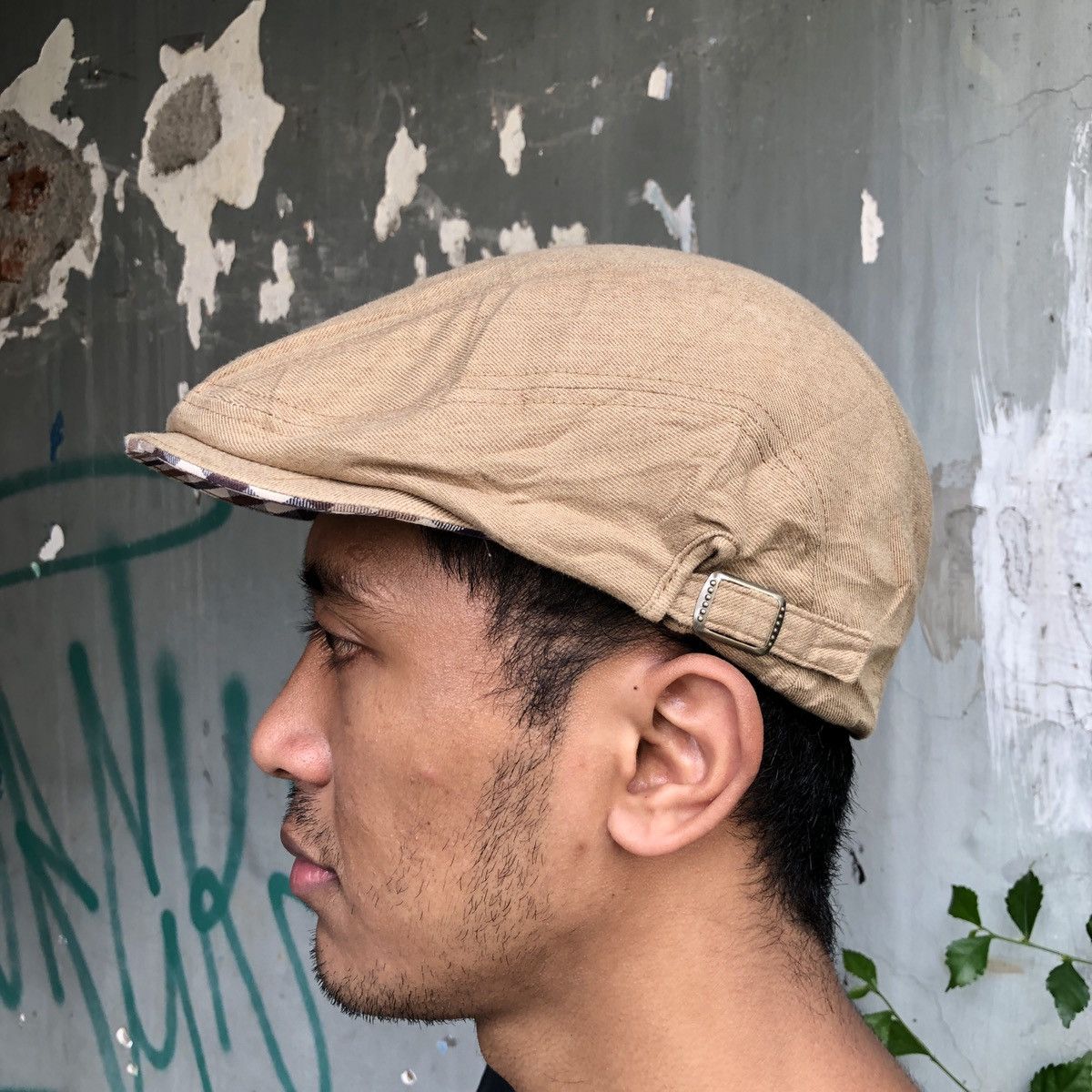 Aquascutum × Vintage VTG AQUASCUTUM FLAT CAP Size ONE SIZE - 2 Thumbnail
