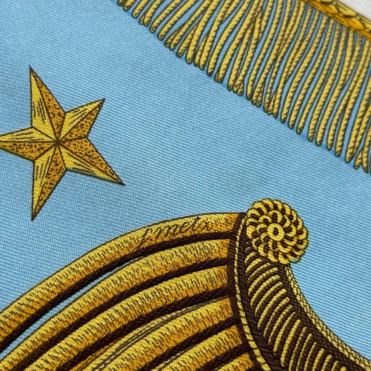 Hermes Hermes “Poste et Cavalerie” by J. Metz Silk Scarf Size ONE SIZE - 7 Thumbnail