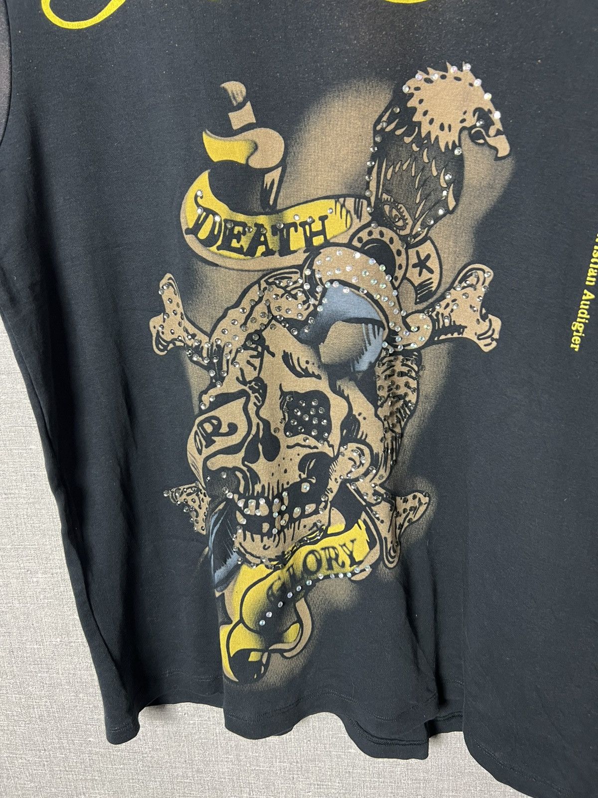 Ed Hardy Y2K Ed Hardy by Christian Audigier Big Logo Rare Print Tee Size US L / EU 52-54 / 3 - 7 Thumbnail
