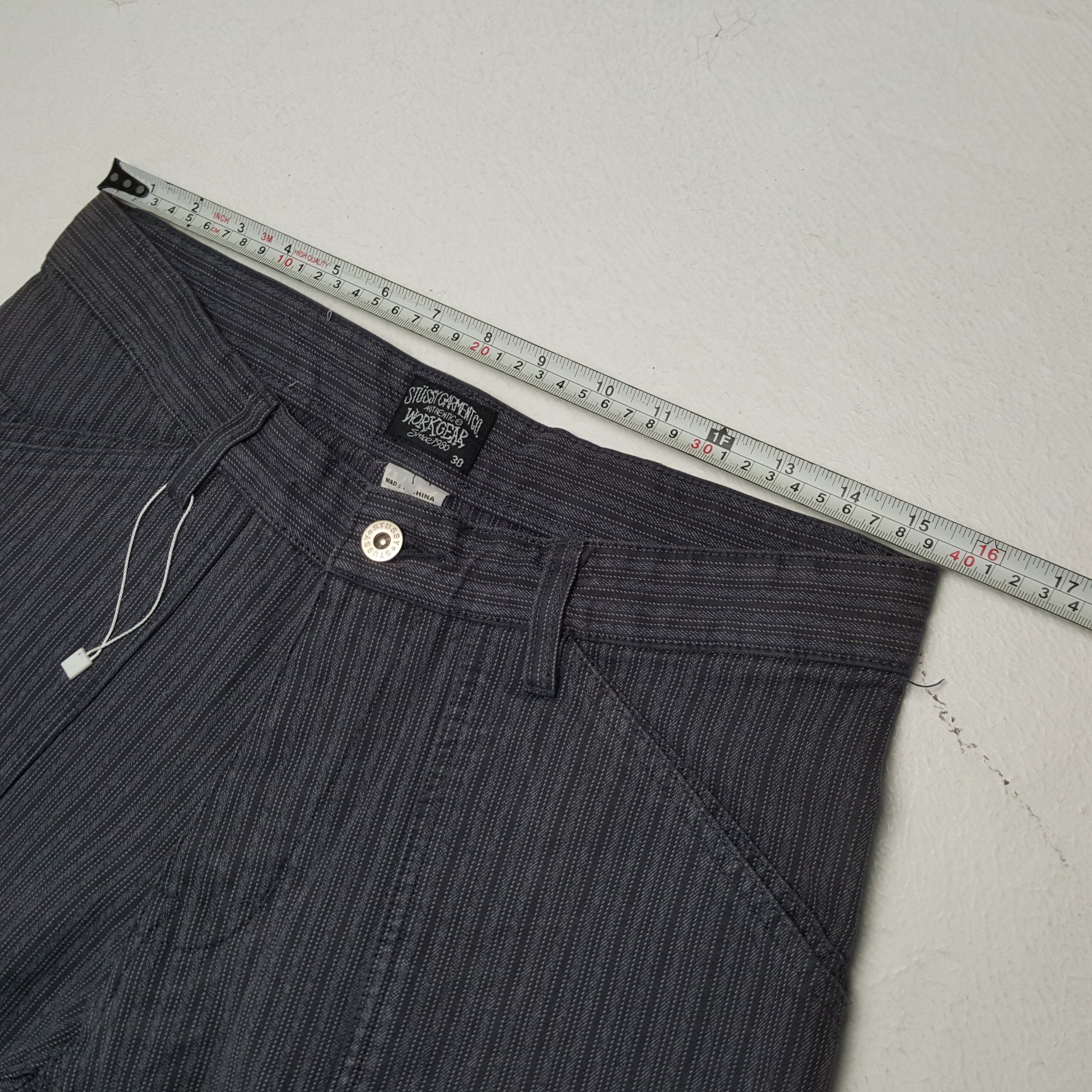 Stussy × Vintage STUSSY Streetwear Skater Custom Art Logo Style Pants Size US 31 - 7 Thumbnail