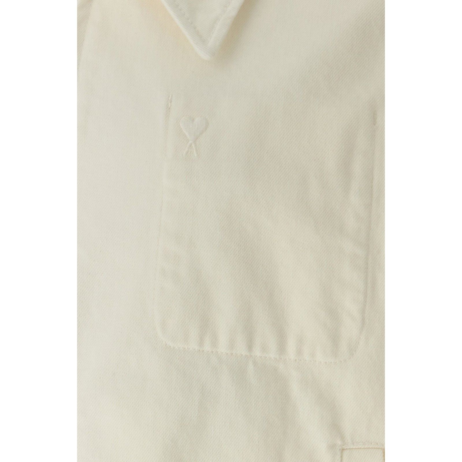AMI AMI Ivory Denim Jacket New & Authentic (Men's size:M;) Size US M / EU 48-50 / 2 - 3 Thumbnail