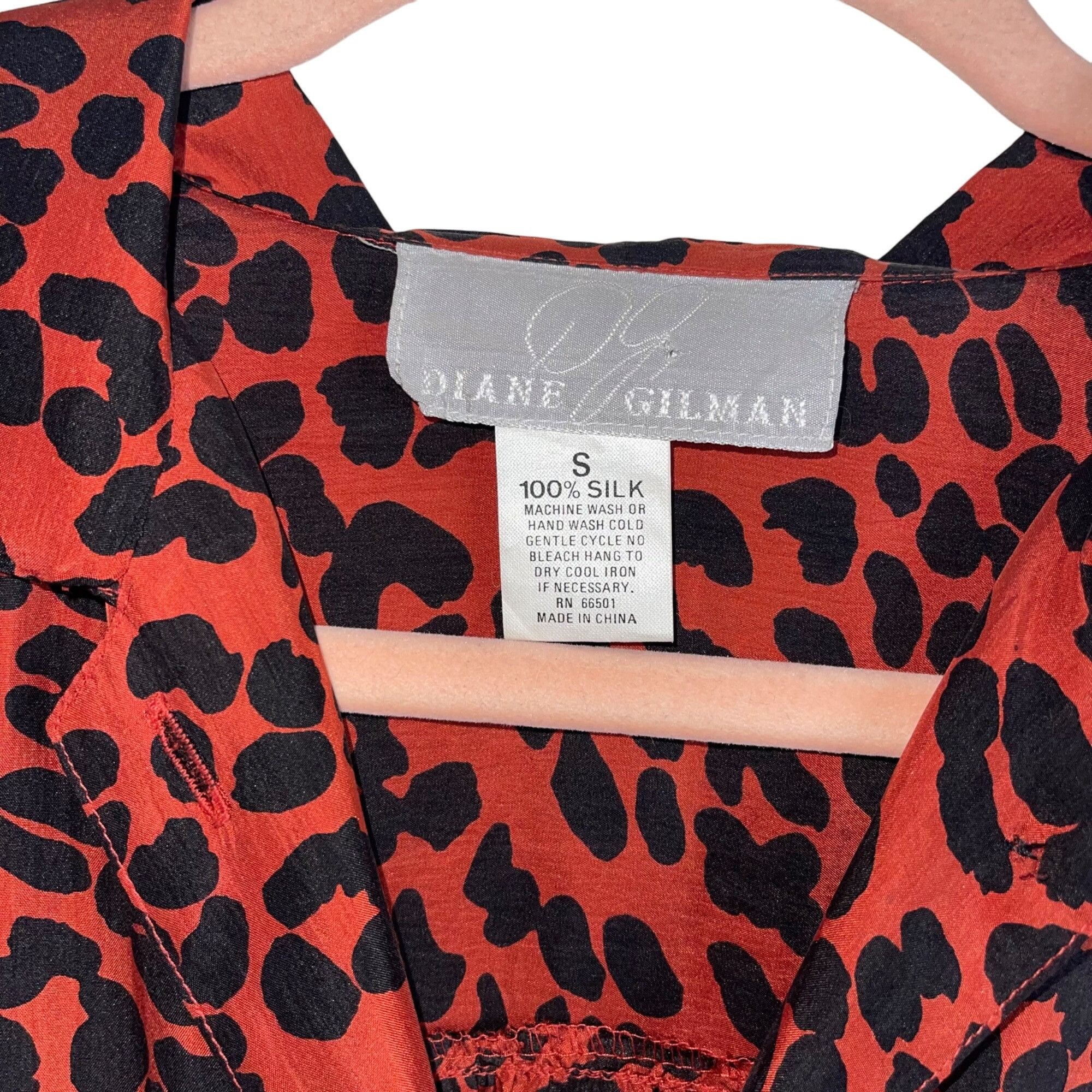 Other Diane Gilman Womens Nightshirt Size Small Red Size S / US 4 / IT 40 - 8 Thumbnail