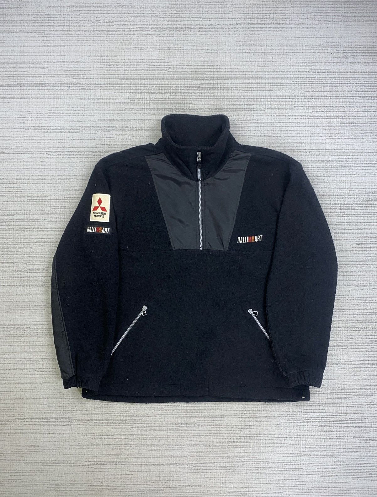 ICON Motorsports 90s Mitsubishi Ralli Art Embroidery Logo Half Zipper Jacket Size US XL / EU 56 / 4 - 2 Thumbnail