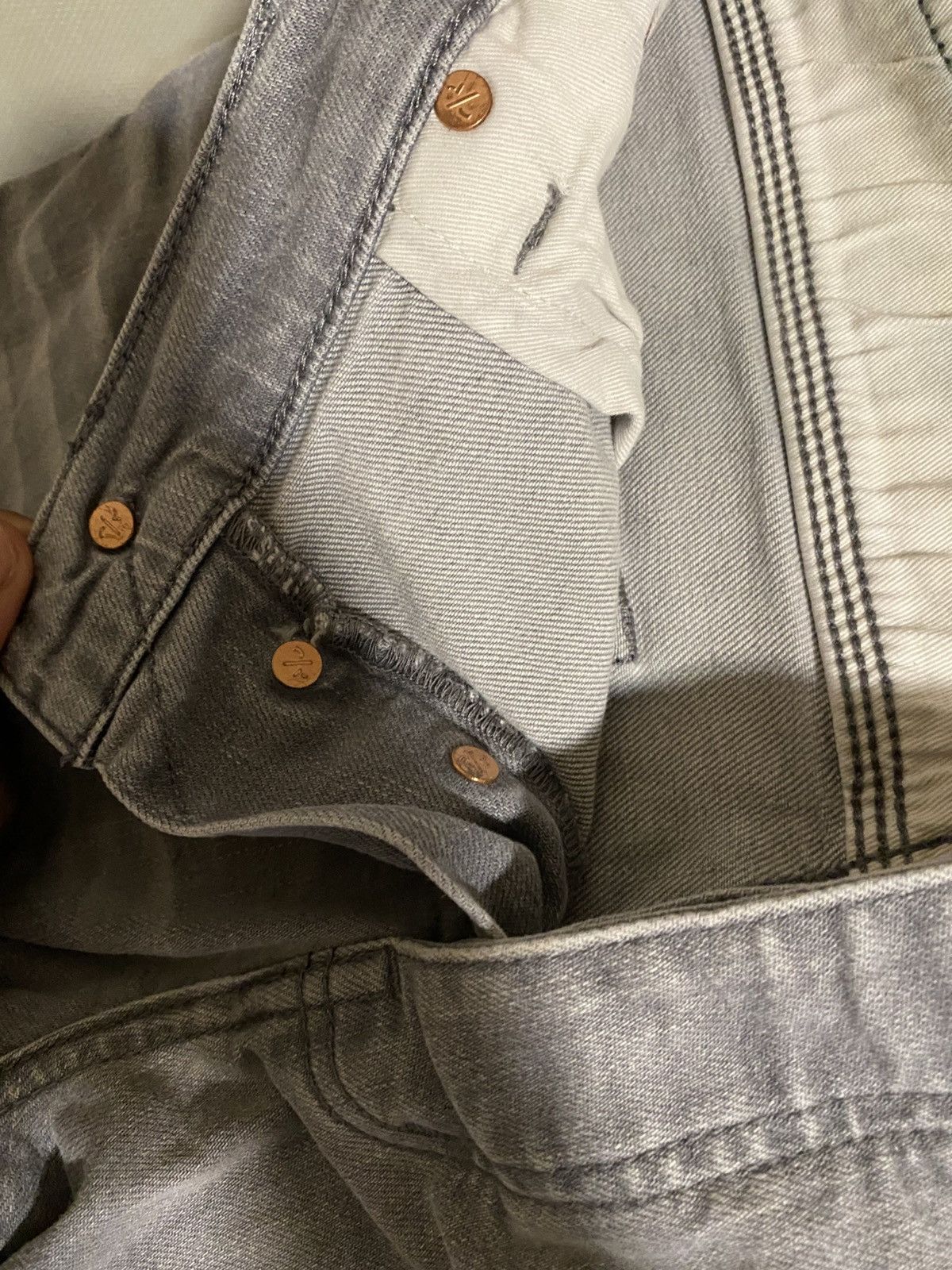 Purple Brand Grey Purple Brand Jeans Size US 30 / EU 46 - 3 Thumbnail