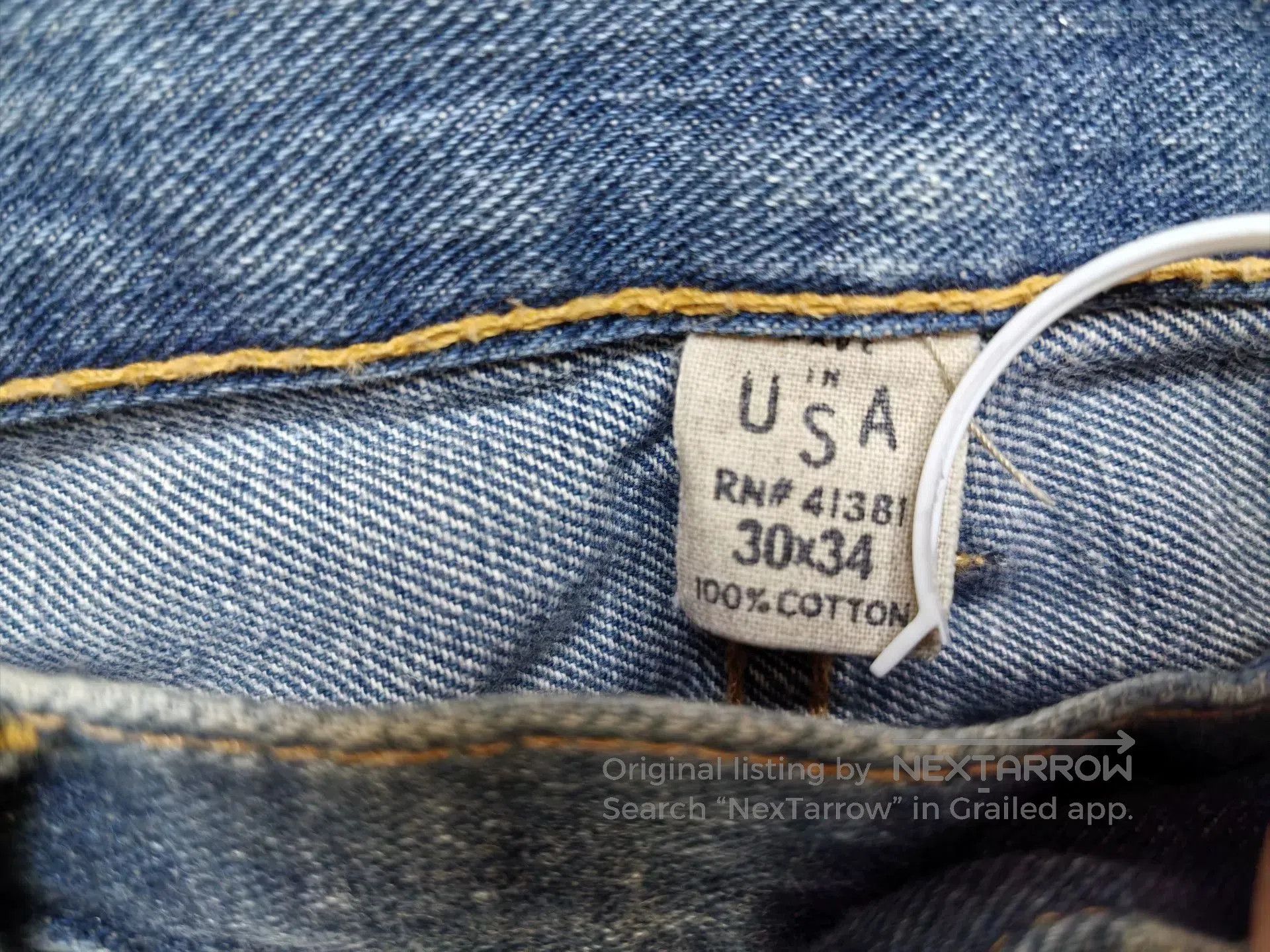 RRL Ralph Lauren RRL Slim Boot Cut Denim Jeans. Size US 30 / EU 46 - 7 Thumbnail