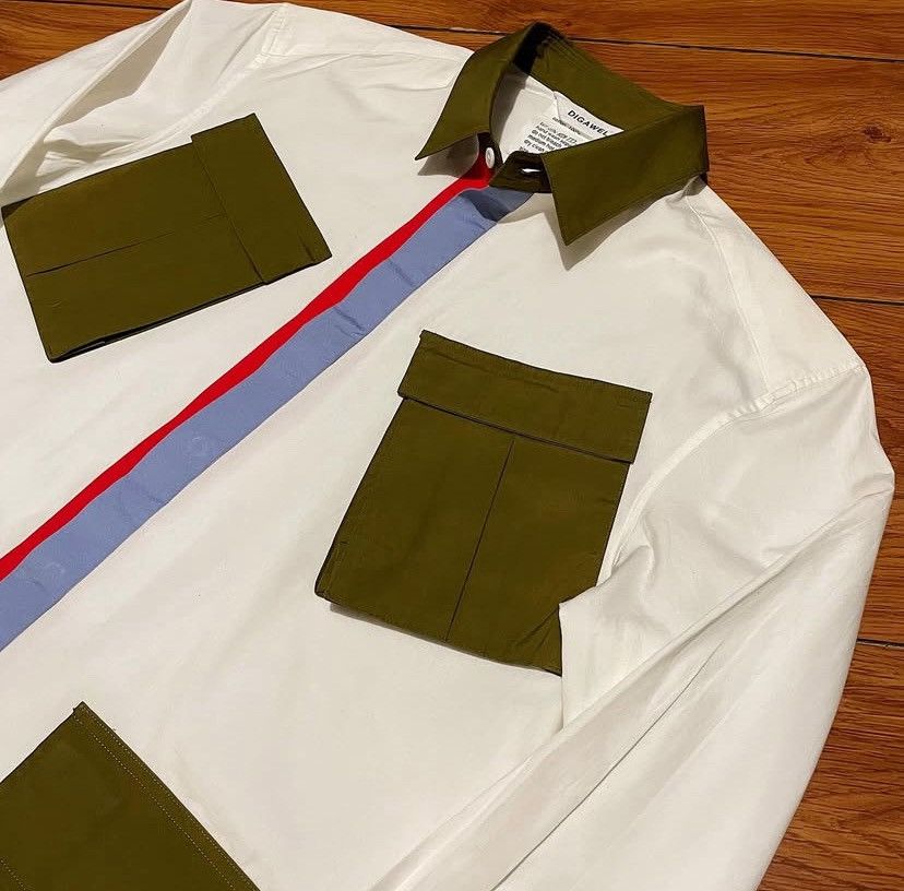 DIGAWEL Digawel F/W 18 Poplin Shirt Big Pocket Size US S / EU 44-46 / 1 - 2 Thumbnail