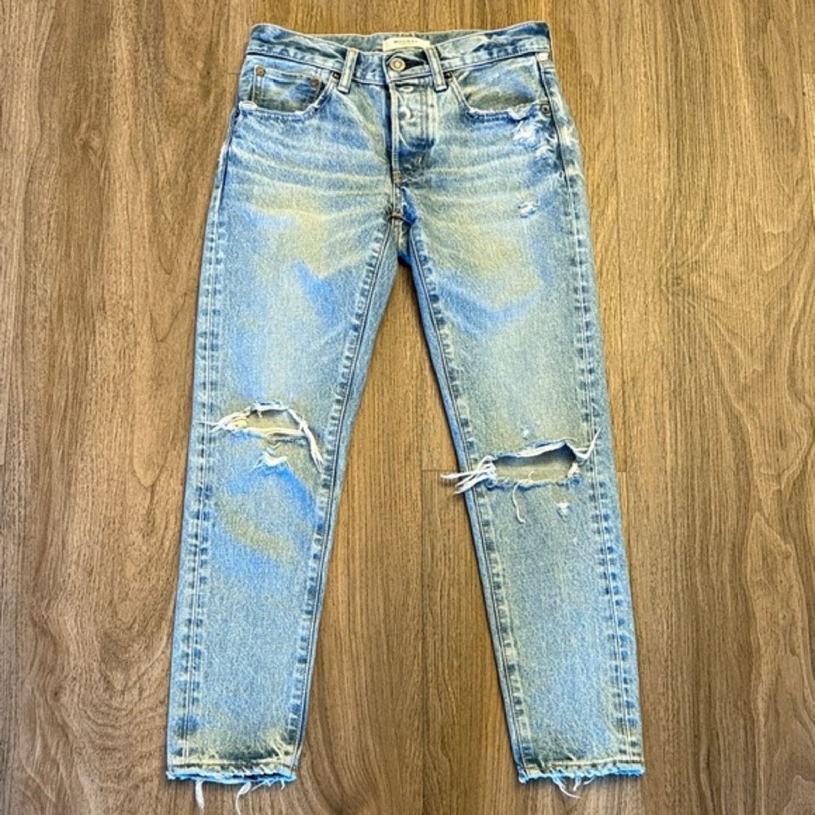 MOUSSY NWOT Moussy Vintage distressed Denim Jeans size 24 Size 24" / US 00 / IT 34 - 1 Thumbnail