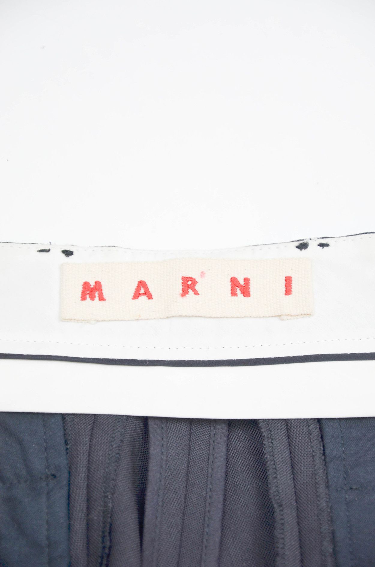 Marni Marni Black Cropped Minimalist Designer Pants size S Size 26" / US 2 / IT 38 - 5 Thumbnail