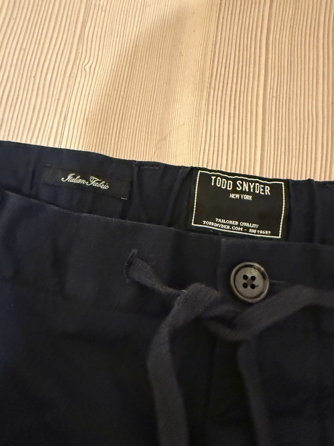 Todd Snyder Modern Chino Trouser in True Navy Size US 36 / EU 52 - 2 Thumbnail