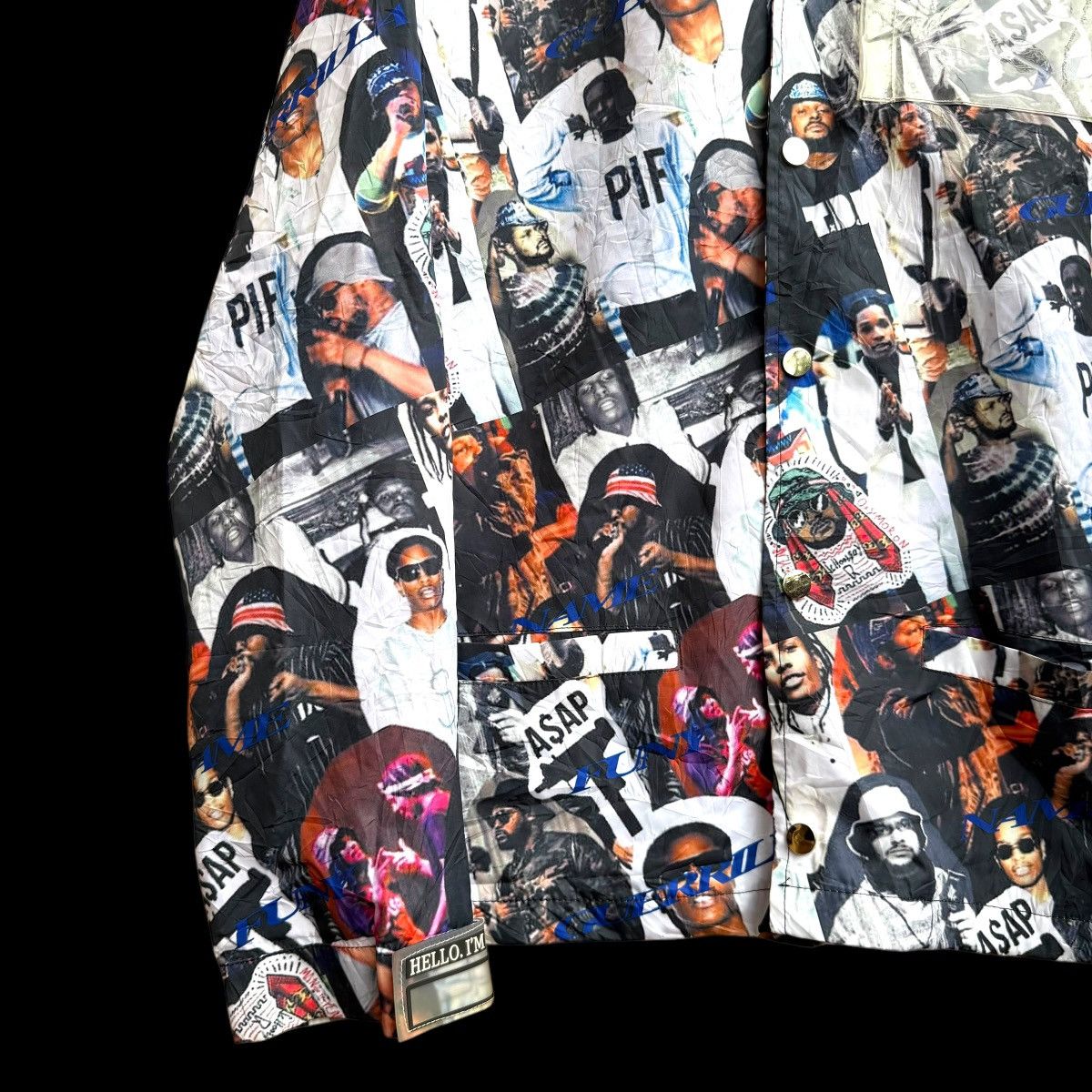 Grailed × Rap Tees ASAP Travis Scott Hip Hop Streetwear Style Jacket Size US XL / EU 56 / 4 - 4 Thumbnail