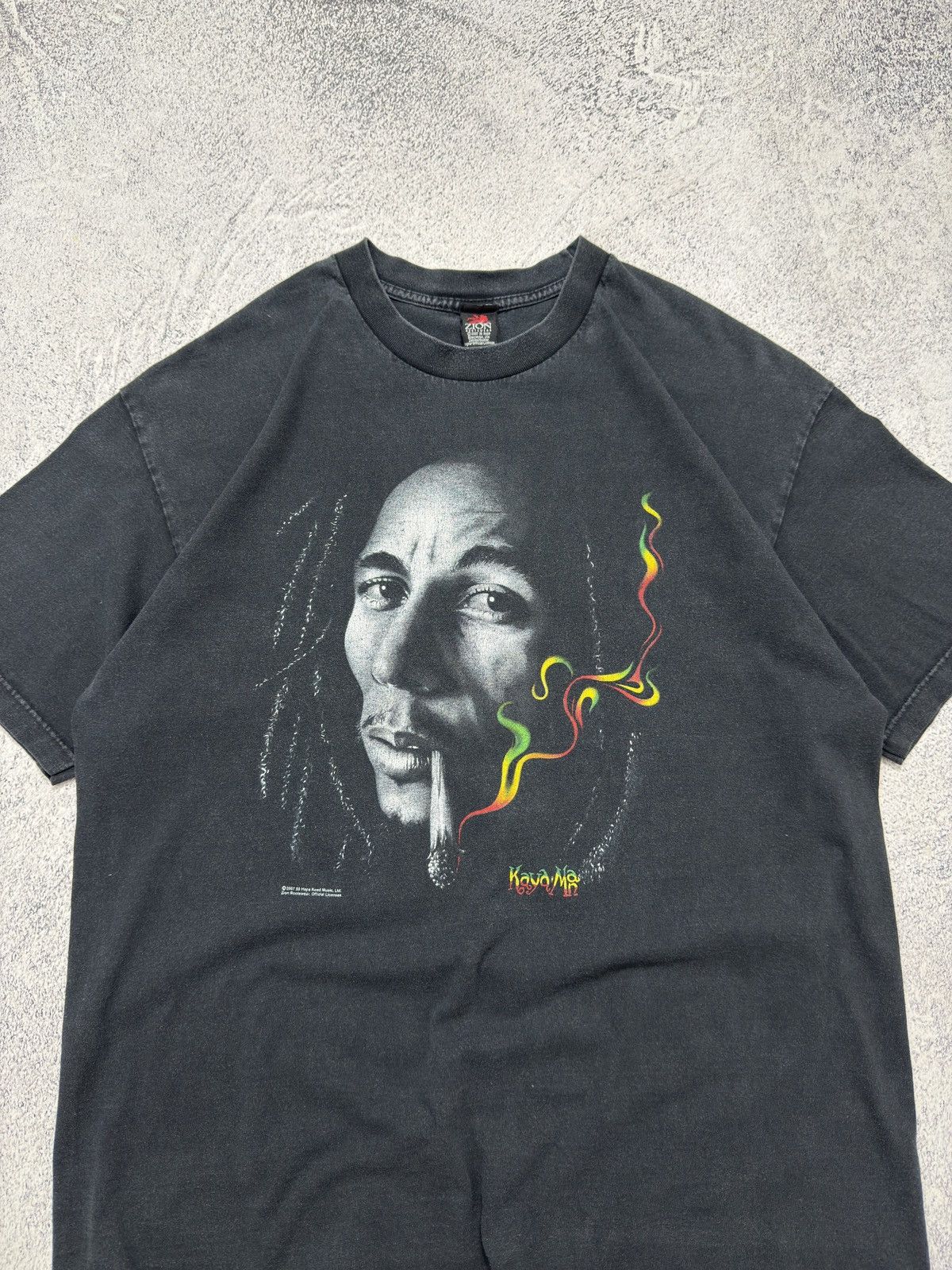 Zion Rootswear VINTAGE ZION ROOTSWEAR BOB MARLEY 2007 RASTAMAN T-SHIRT TEE Size US XL / EU 56 / 4 - 6 Thumbnail