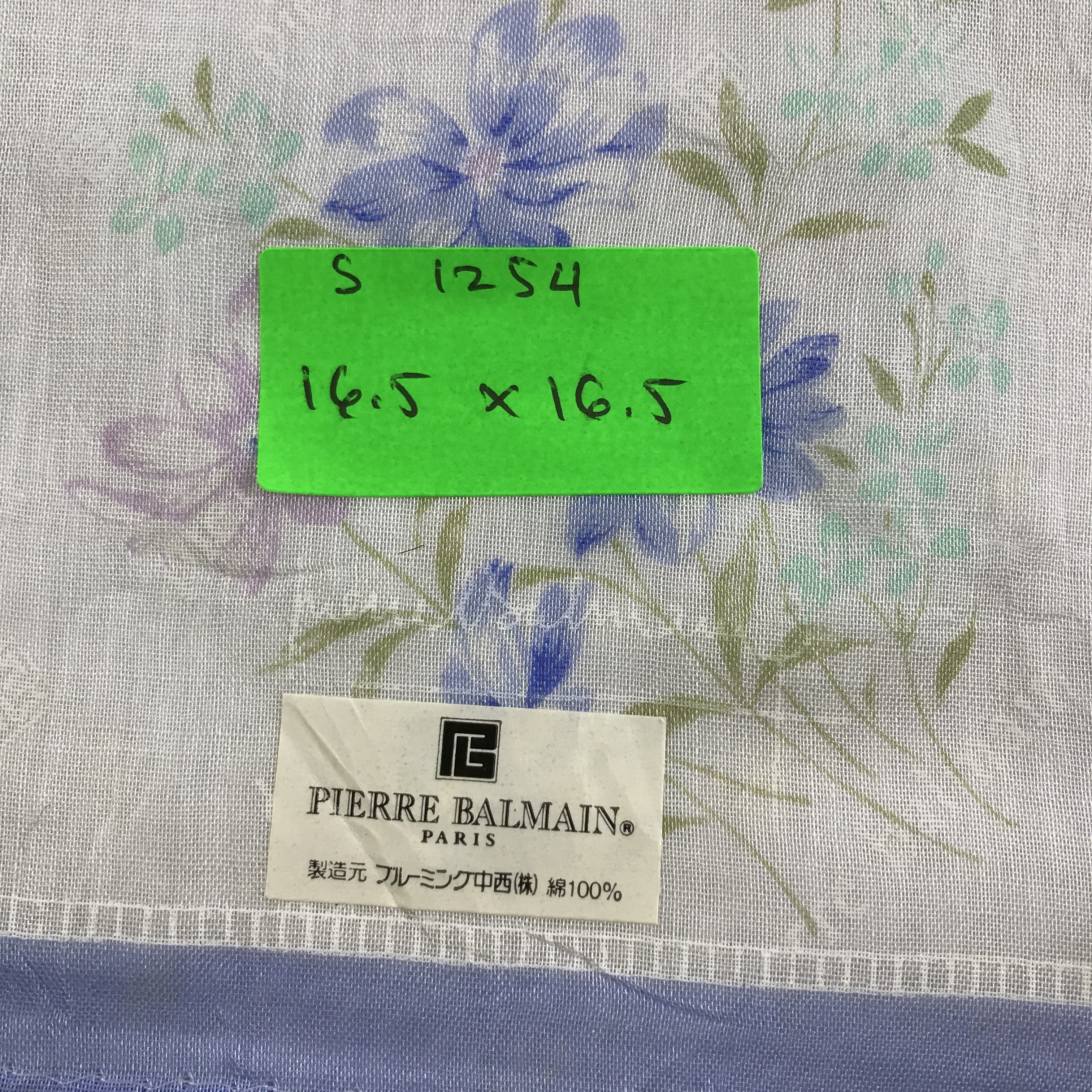 Pierre Balmain × Vintage Pierre Balmain Bandana / Handkerchief / Neckerchief - S1254 Size ONE SIZE - 5 Thumbnail