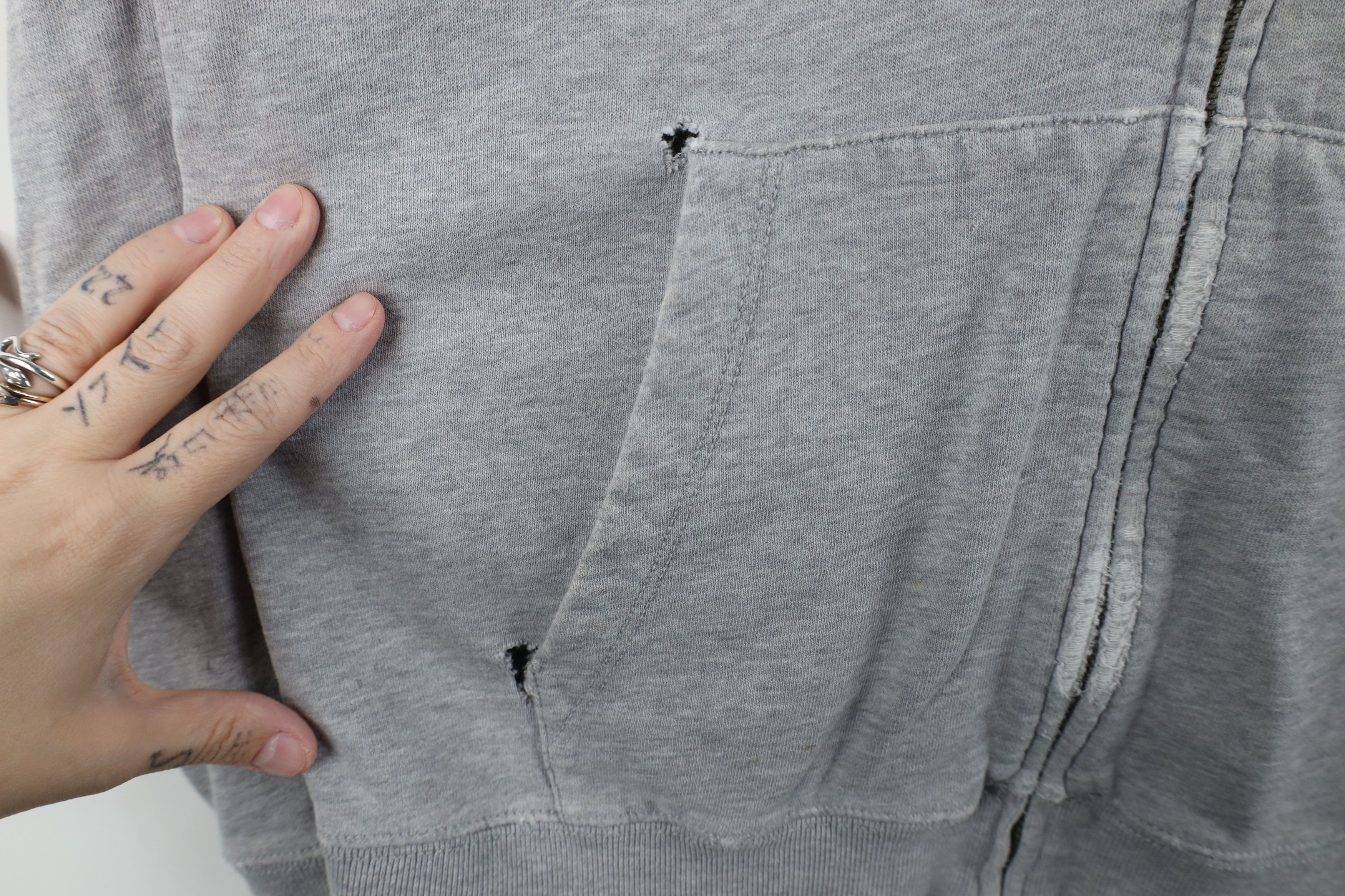 Polo Ralph Lauren Vintage 90s Ralph Lauren Full Zip Hoodie Sweatshirt Gray Size US L / EU 52-54 / 3 - 6 Thumbnail