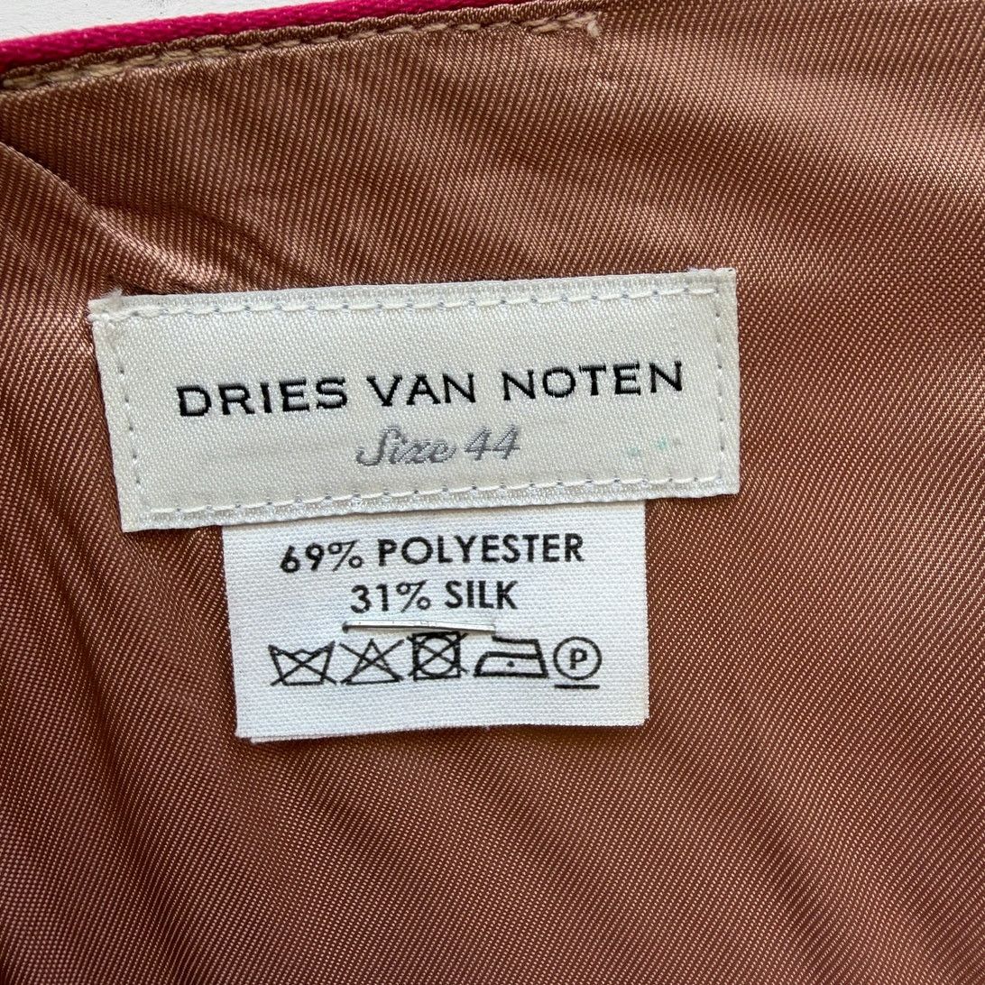 Dries Van Noten Dries Van Noten Fuchsia Peach Shell Silk Skirt US 12 Size 34" / US 12 / IT 48 - 11 Thumbnail