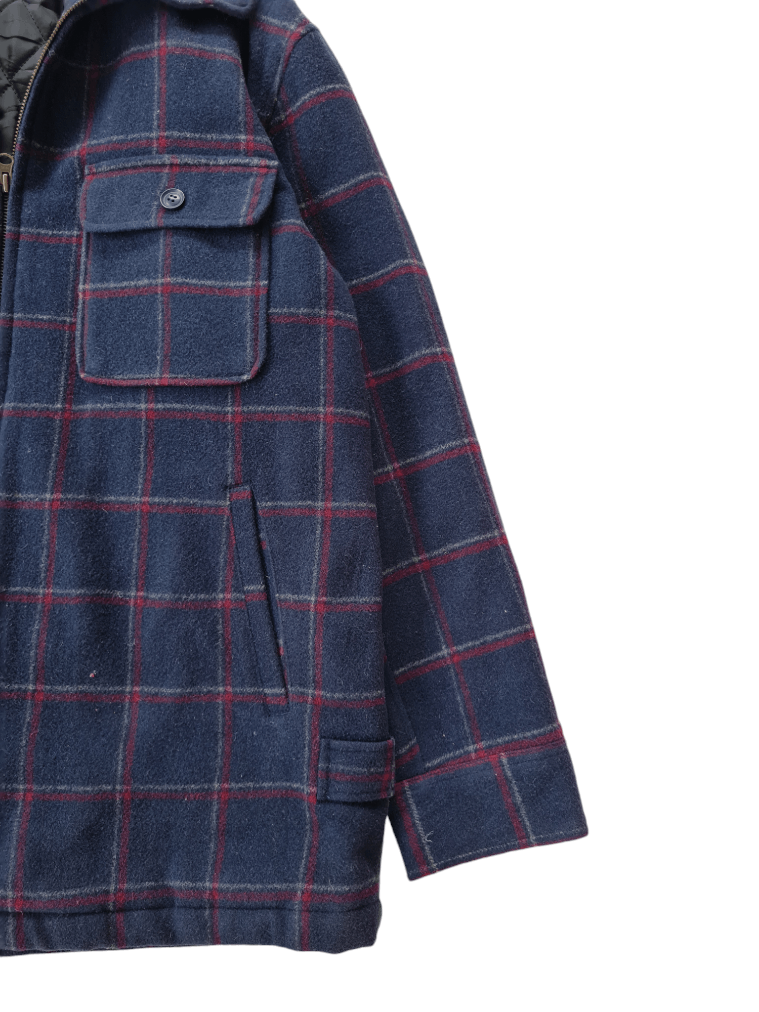 Japanese Brand Vintage Wool Jacket Flannel West Win Size US XL / EU 56 / 4 - 5 Thumbnail
