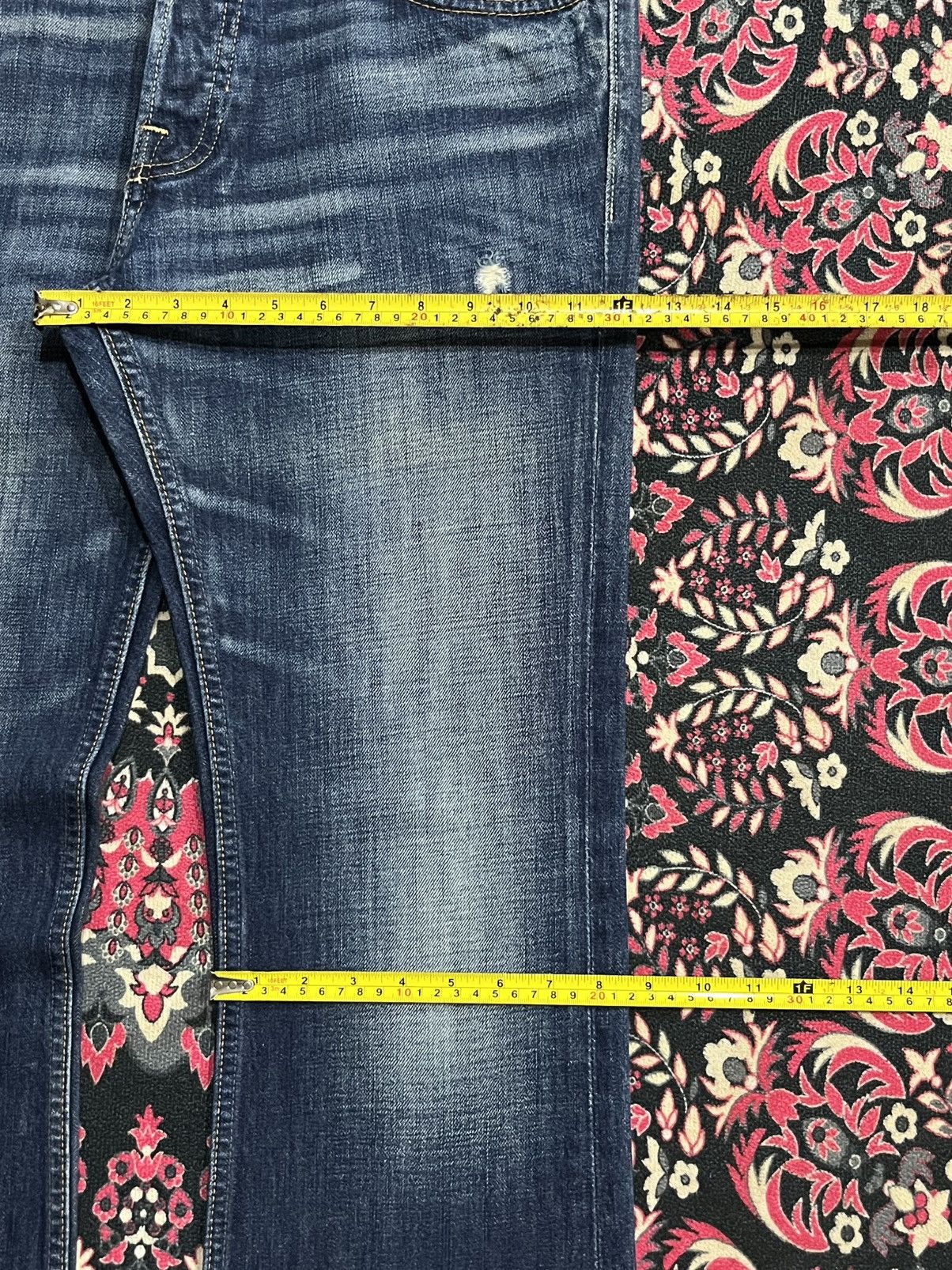 Hollister × Midwest Kids Hollister Boomer Low Rise Slim Bootcut Dark Blue Flare Jeans Size US 32 / EU 48 - 16 Thumbnail