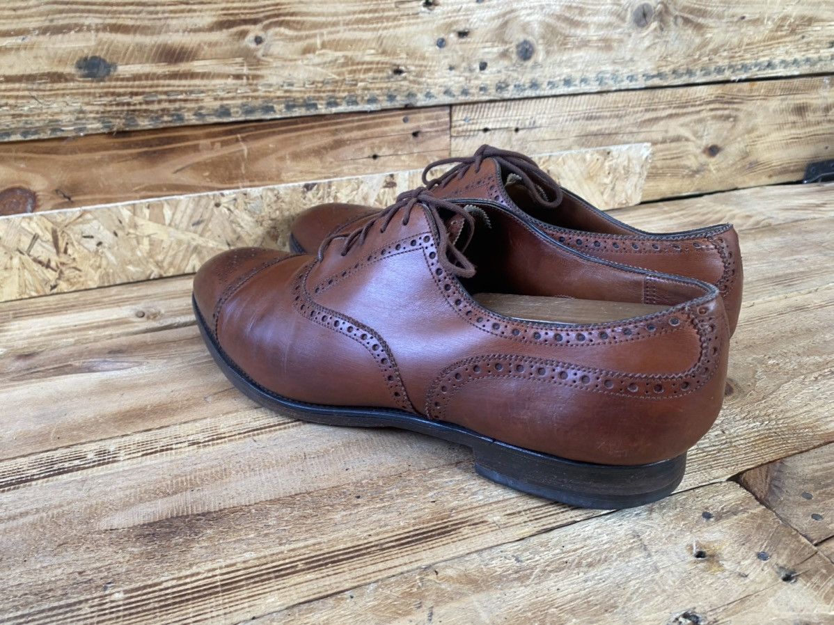 Edward Green Edward green captoe brown oxford leather shoes sz 11E Size US 11 / EU 44 - 6 Thumbnail
