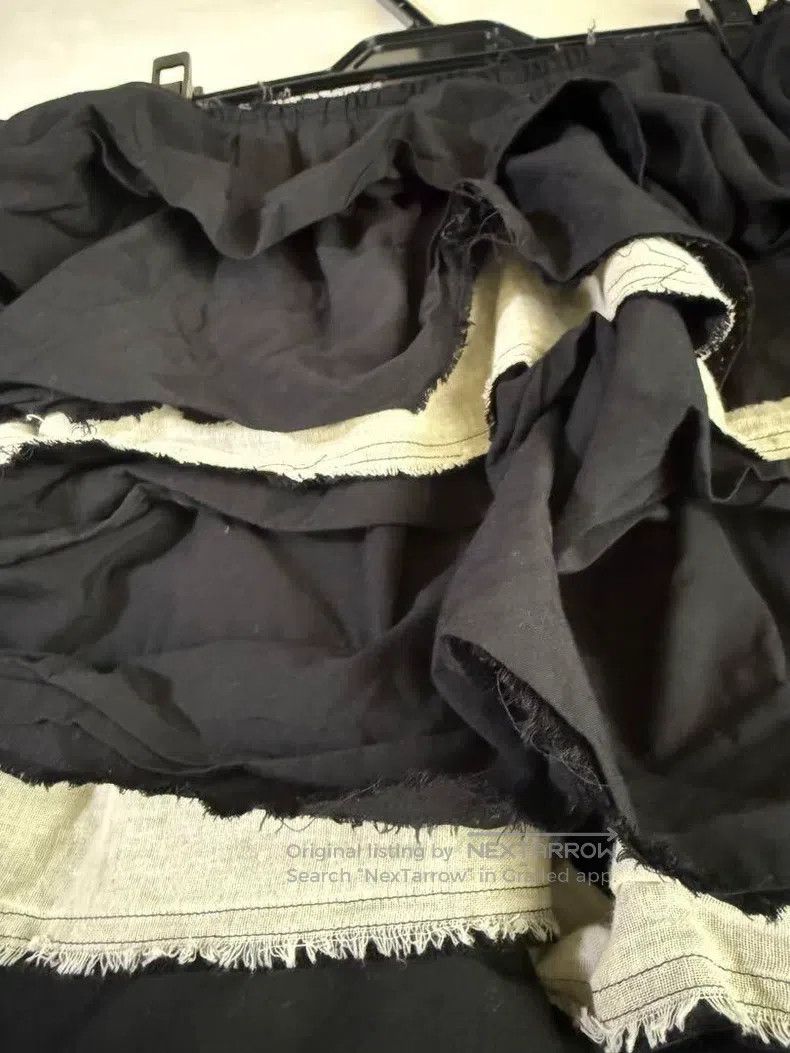 Comme des Garcons Comme des Garcons size M Black vintage layered design skir Size 23" - 5 Thumbnail