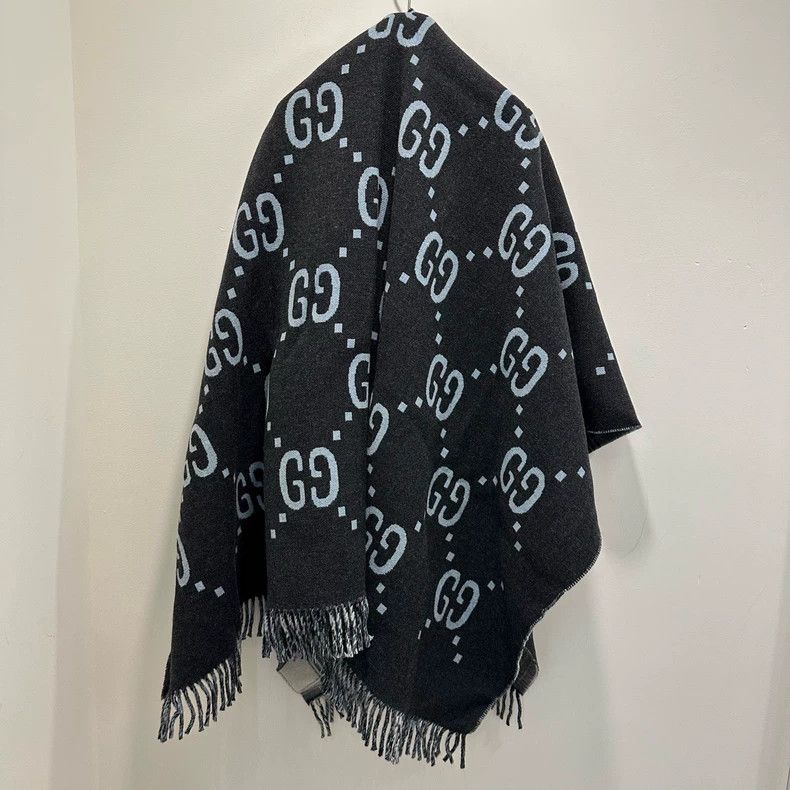 Gucci Gucci Size 145*185 Double-sided full-print plaid striped sh Size US XS / EU 42 / 0 - 2 Thumbnail