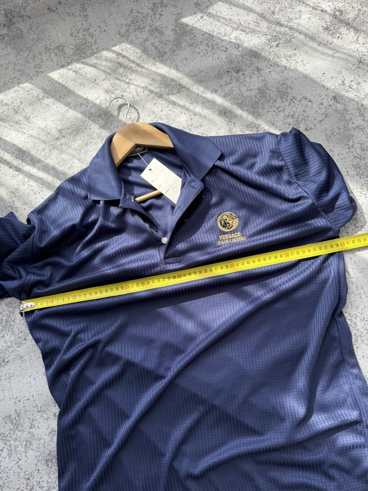 Versace × Versace Jeans Couture × Vintage Vintage 90s Versace Jeans Couture Polo T-Shirt Size US XL / EU 56 / 4 - 9 Thumbnail