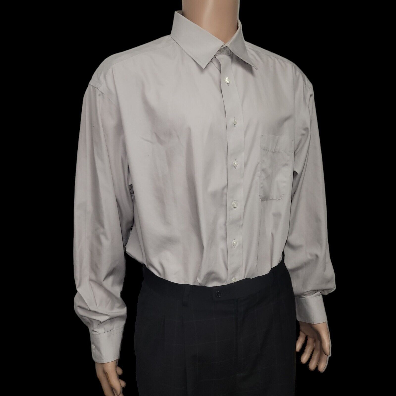 Roundtree & Yorke Roundtree Yorke Gold Label Fitted Dress Shirt. Size 16.5/34 Size US S / EU 44-46 / 1 - 4 Thumbnail