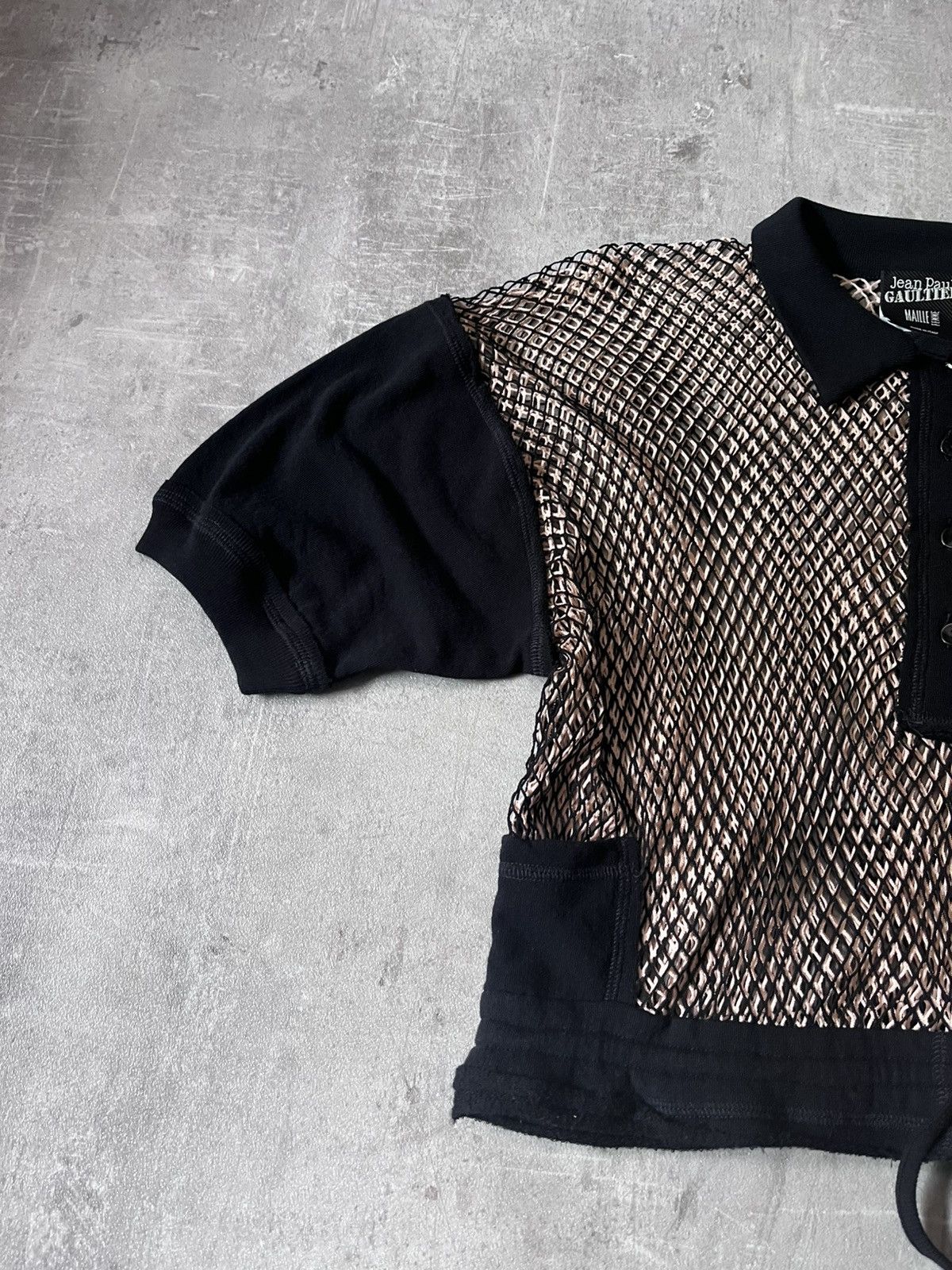 Jean Paul Gaultier Jean Paul Gaultier 2013 Mock Neck Crop top Size L / US 10 / IT 46 - 2 Thumbnail