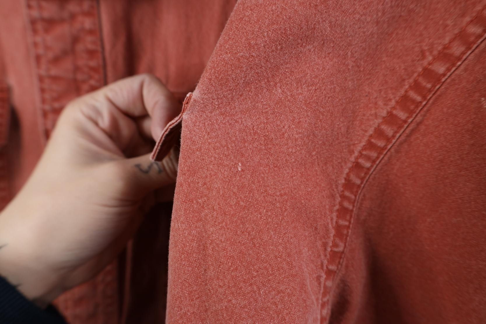 L.L. Bean Vintage 90s Y2K LL Bean Canvas Collared Button Shirt Red Size US XXL / EU 58 / 5 - 9 Thumbnail