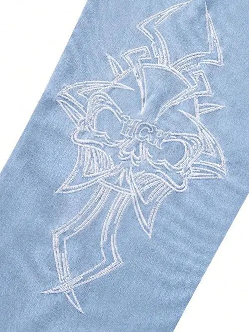 Jean Kitahara x Mina Retro Straight Leg Custom Jeans Size US 32 / EU 48 - 3 Thumbnail