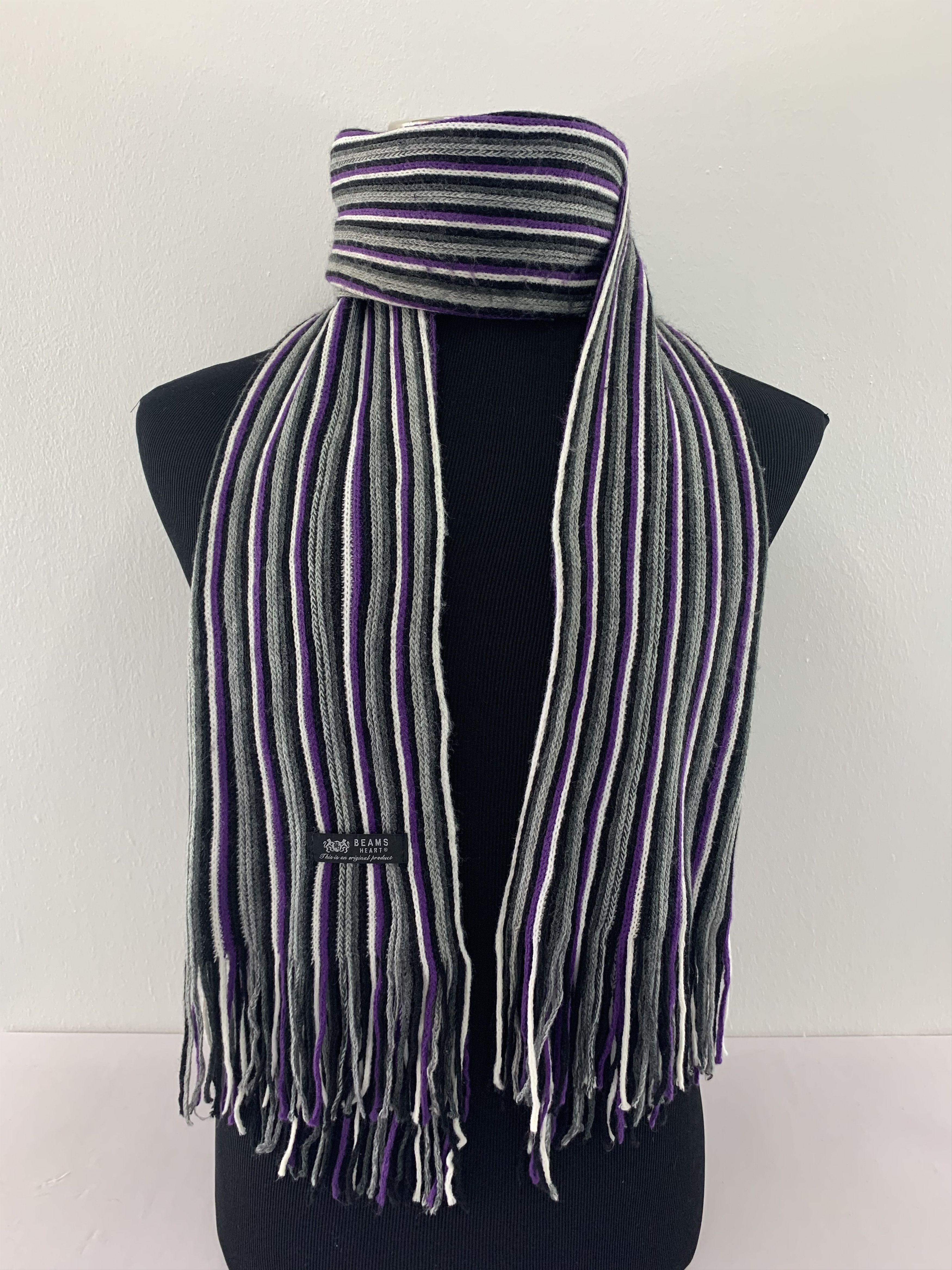 Beams Japan Beams Heart Scarf Wool Muffler Neck Wrap BL4345 Size ONE SIZE - 1 Thumbnail