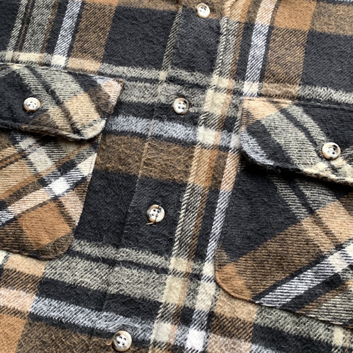 FiveBrother 1990s Plaid Brown & Orange Fivebrother Flannel Size US M / EU 48-50 / 2 - 3 Thumbnail