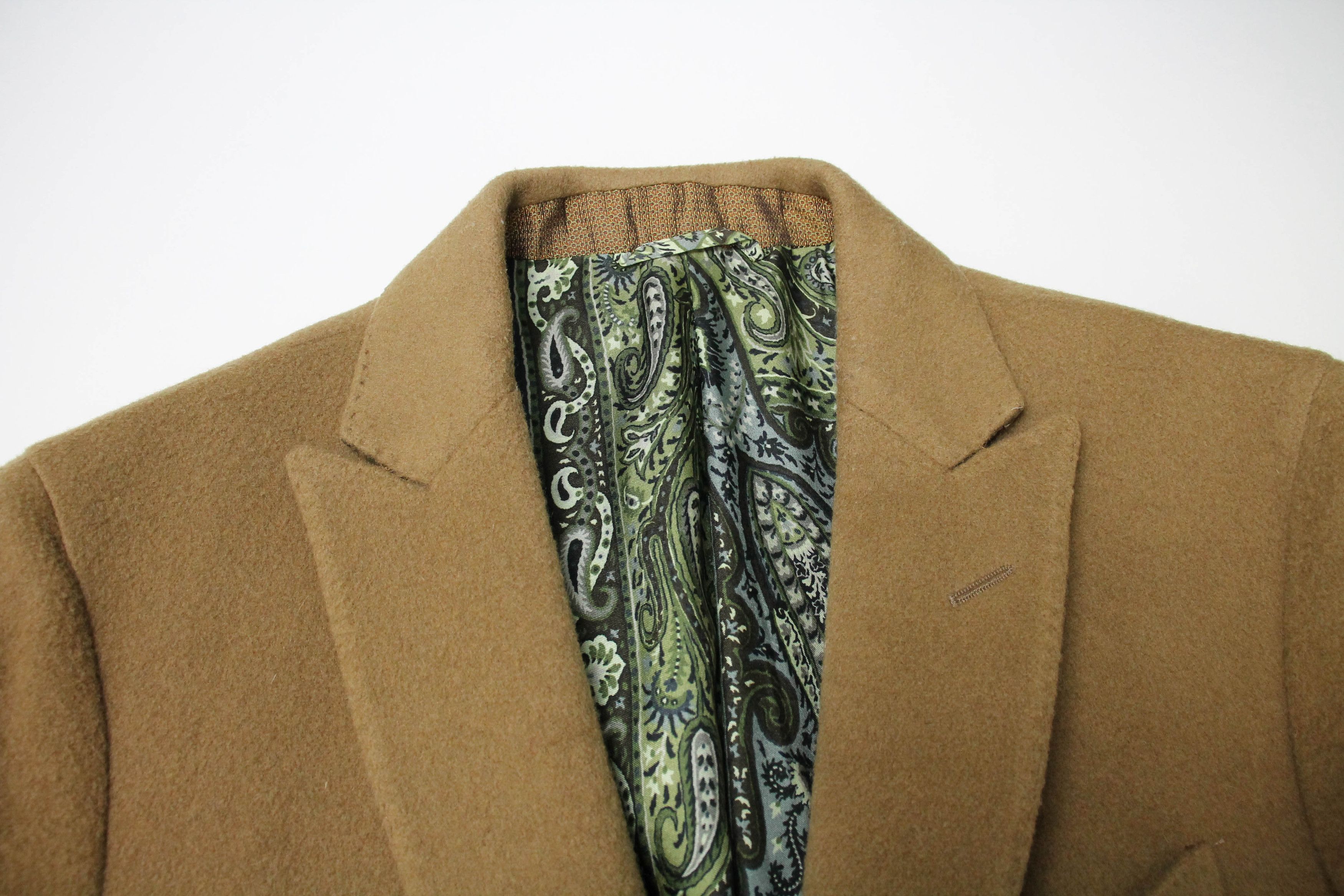 Etro ETRO Coat Men's (IT) 50 Wool Cashmere Peak Lapel Button Up Size US M / EU 48-50 / 2 - 5 Thumbnail