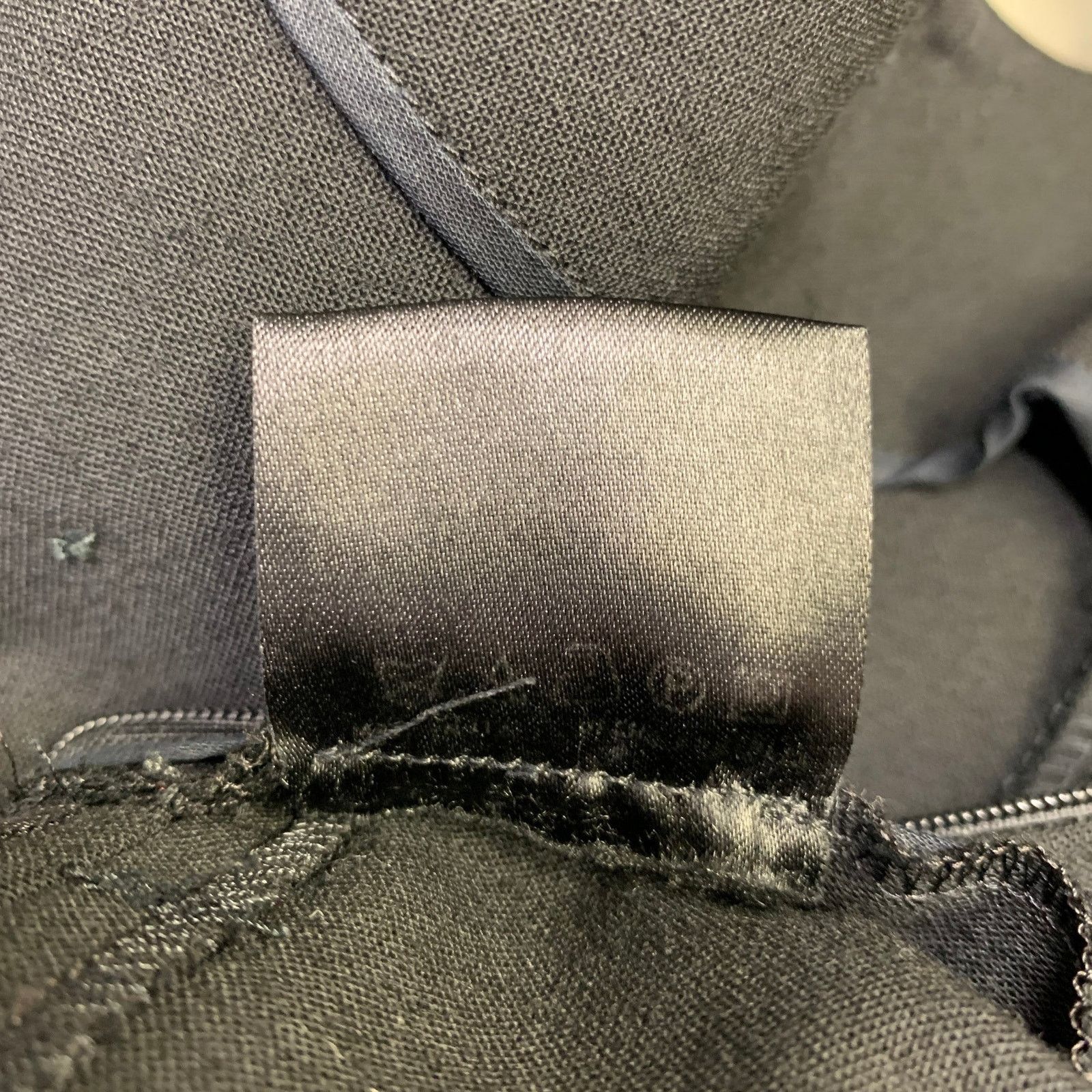 Brioni Black Mercerized Cotton Ruffled Open Back Cocktail Dress Size L / US 10 / IT 46 - 5 Thumbnail