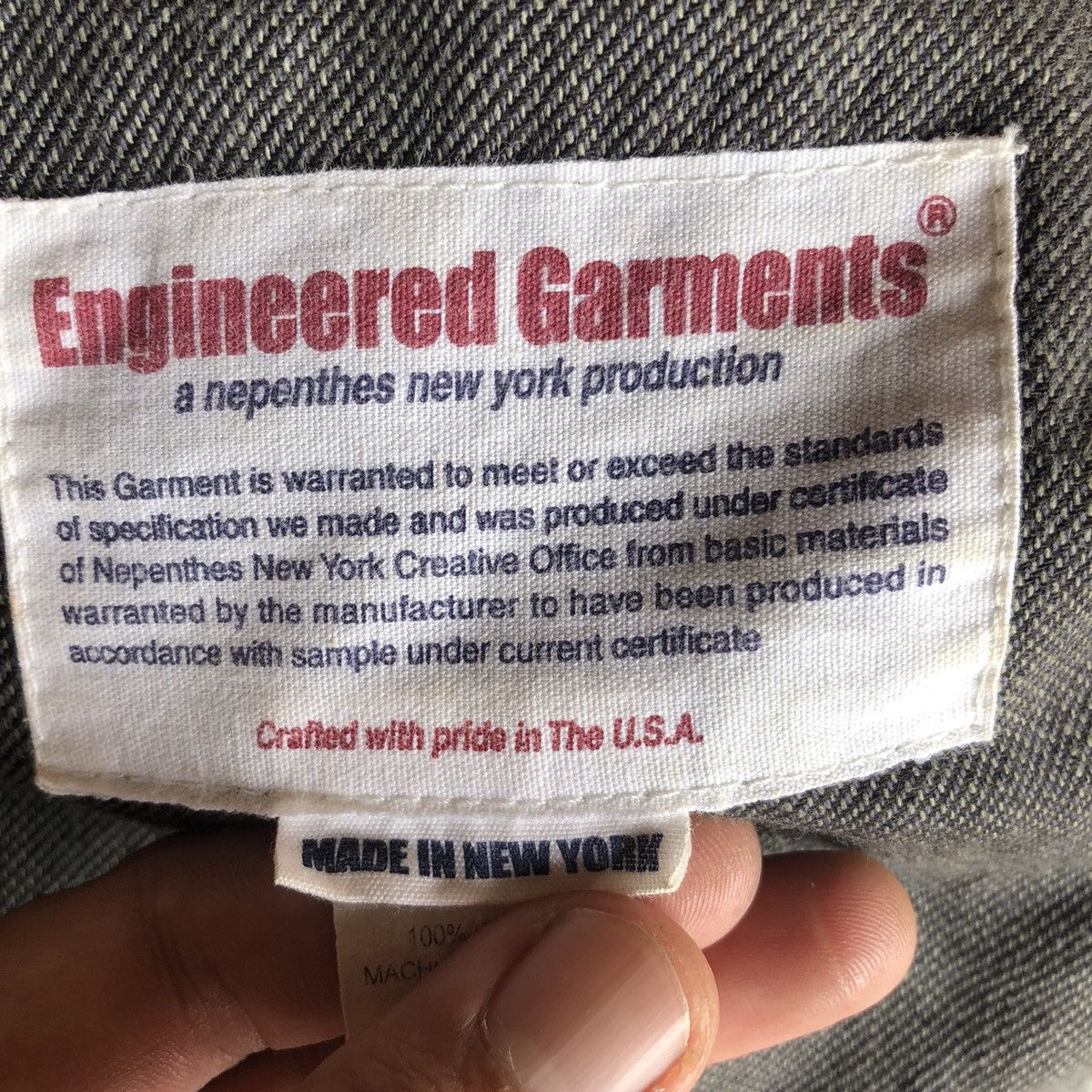 Engineered Garments Vintage Engineered Garments New York Denim Jacket Size US L / EU 52-54 / 3 - 18 Thumbnail