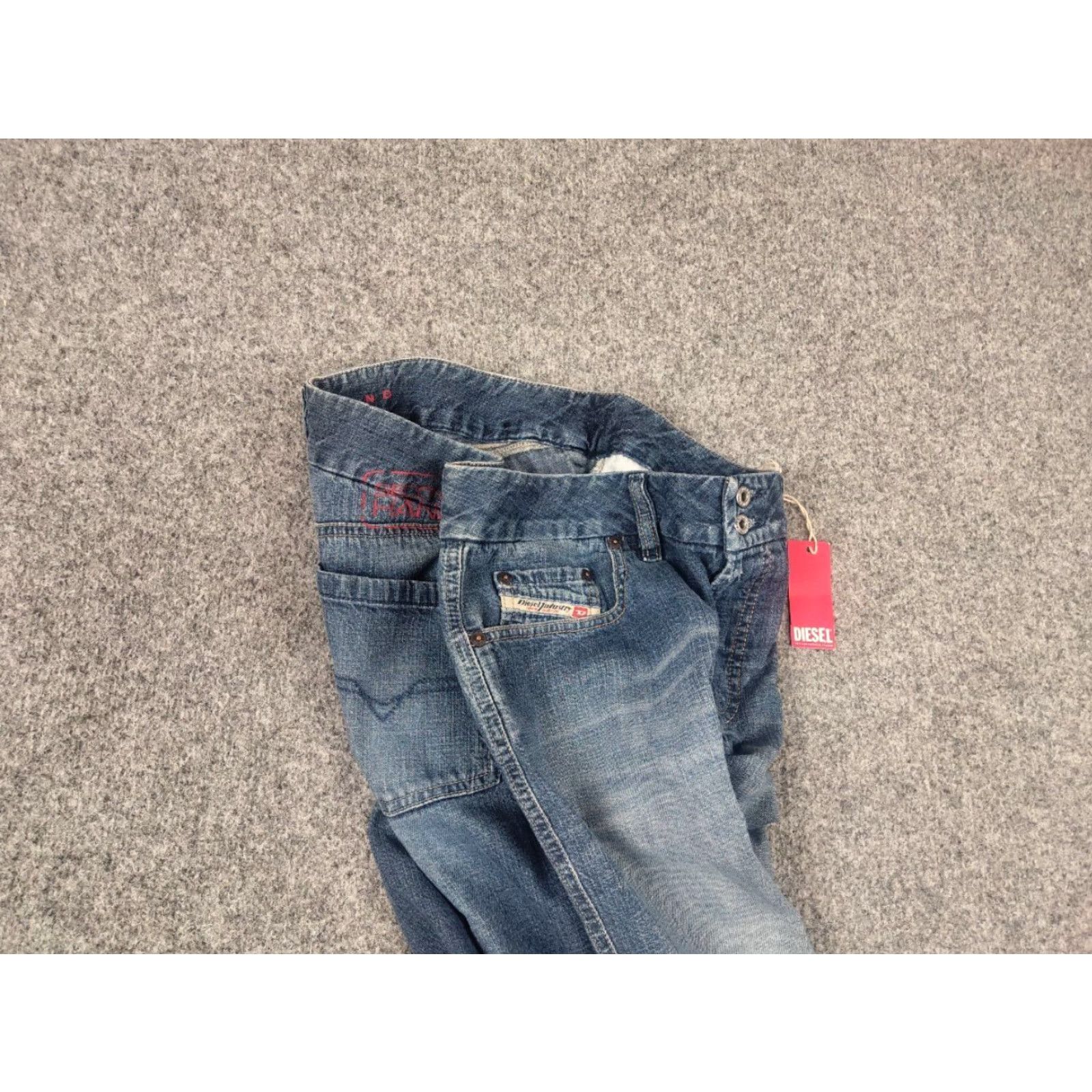 Diesel VINTAGE Diesel X-Rotuck Jeans Men’s 36 Regular Blue Denim 5-Pocket Distressed 90s Y2K Style Size US 36 / EU 52 - 4 Thumbnail