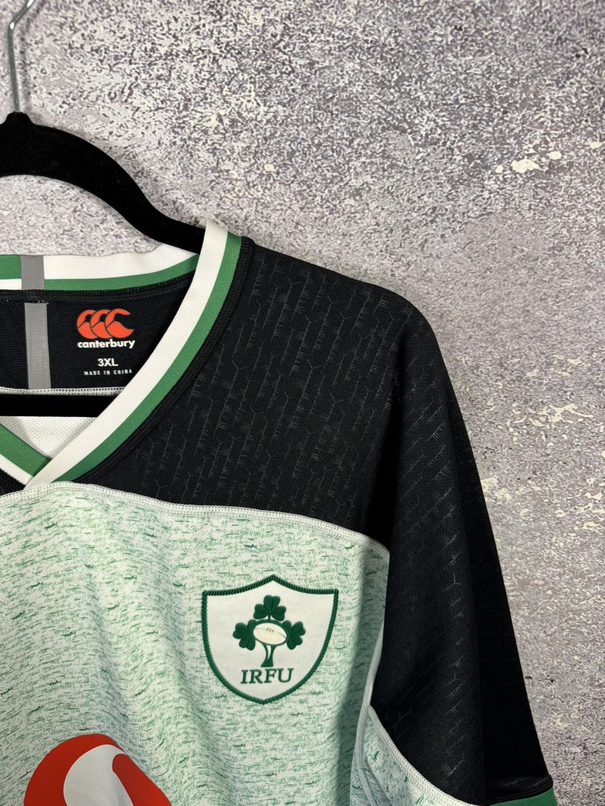 Canterbury of New Zealand Ireland IRFU Irish Rugby Union 2019 Canterbury Jersey Size US XXL / EU 58 / 5 - 14 Thumbnail