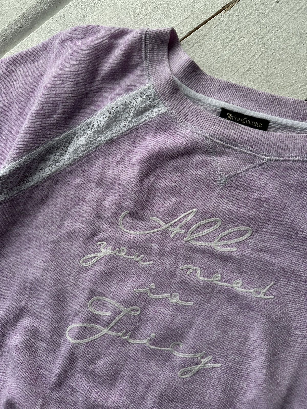 Juicy Couture 🚨Y2K JUICY COUTURE BIG LOGO SWEATSHIRT WOMEN AVANT GARDE Size S / US 4 / IT 40 - 4 Thumbnail