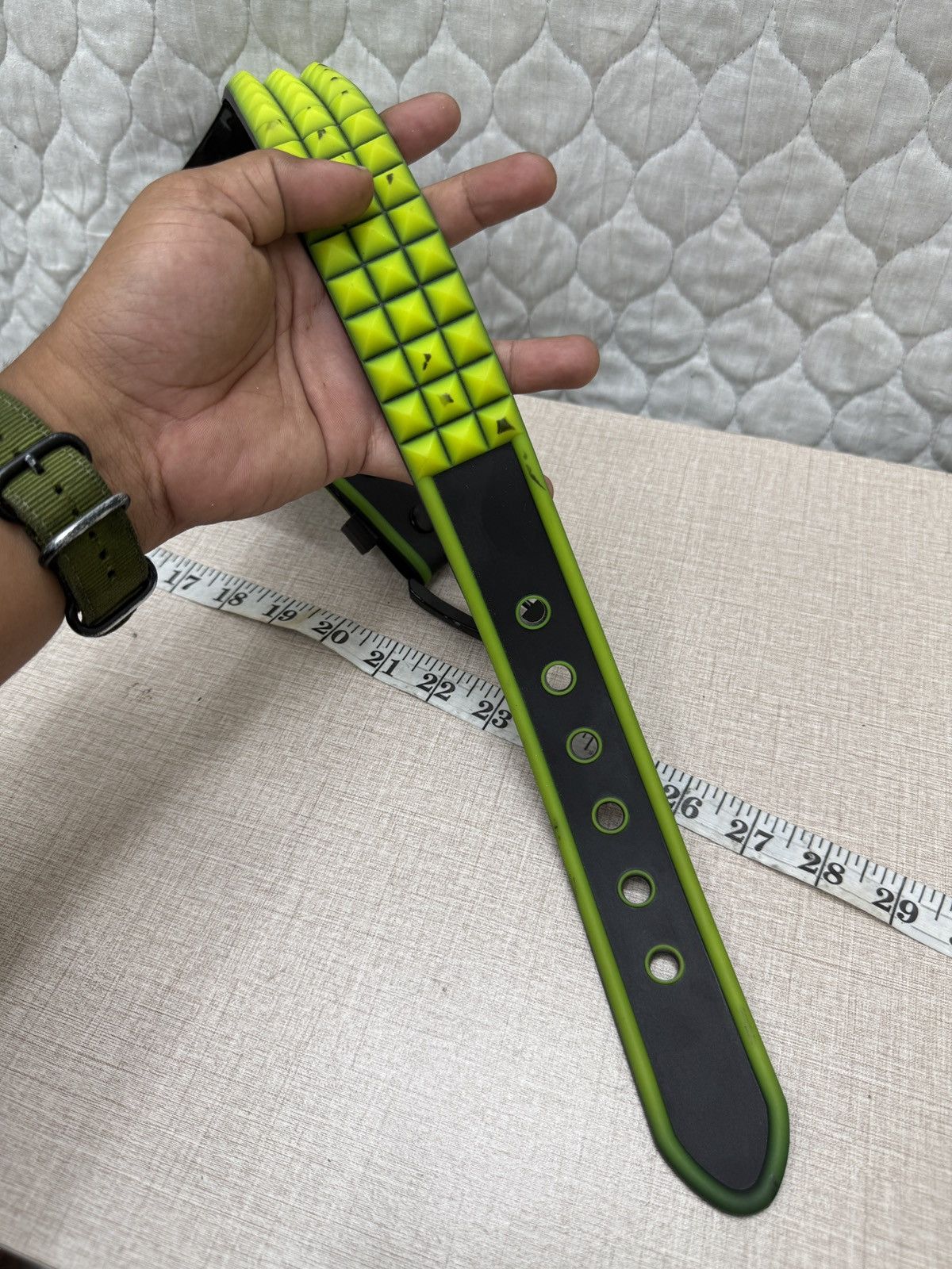 Japanese Brand 🔥🔥💥STEALS KICKER FUCKER CHICKEN RUBBER STUDDED BELT Size ONE SIZE - 6 Thumbnail