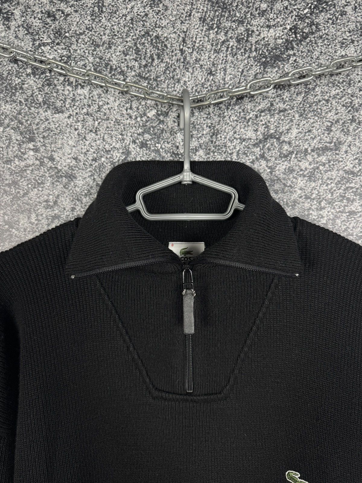 Lacoste Lacoste 1/4 Zip Wool Sweater Boack Jumper Luxury Size 8 XXL Size US XXL / EU 58 / 5 - 8 Thumbnail